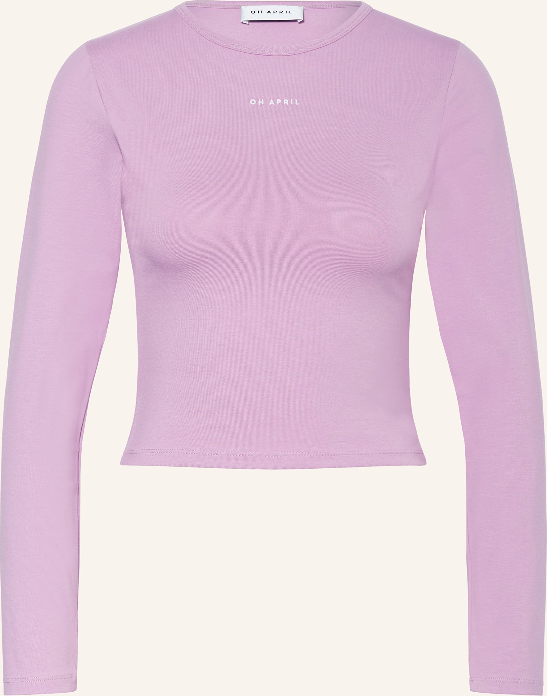 Oh April Cropped-Longsleeve Ica lila