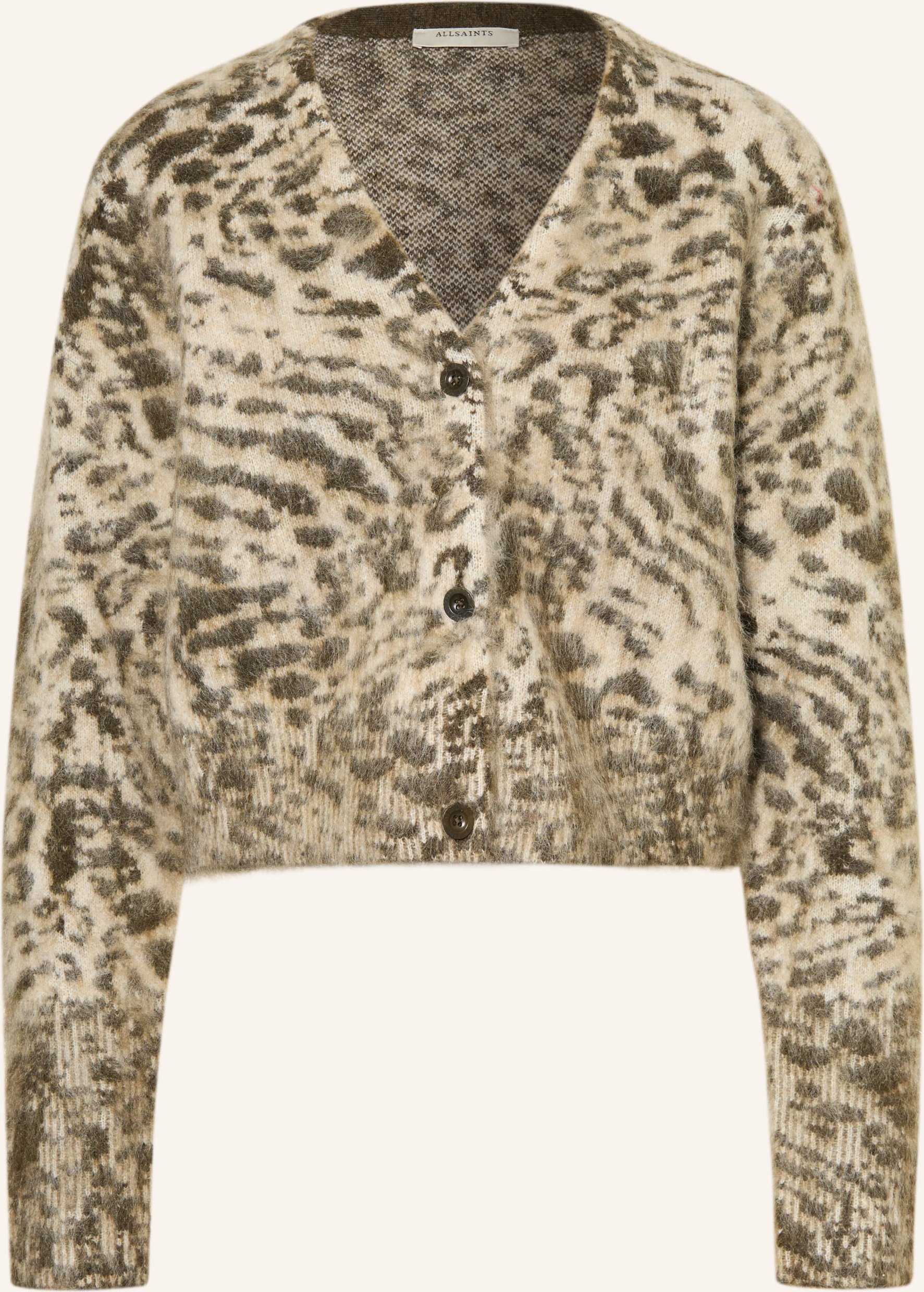 Allsaints Strickjacke Wick Amur weiss