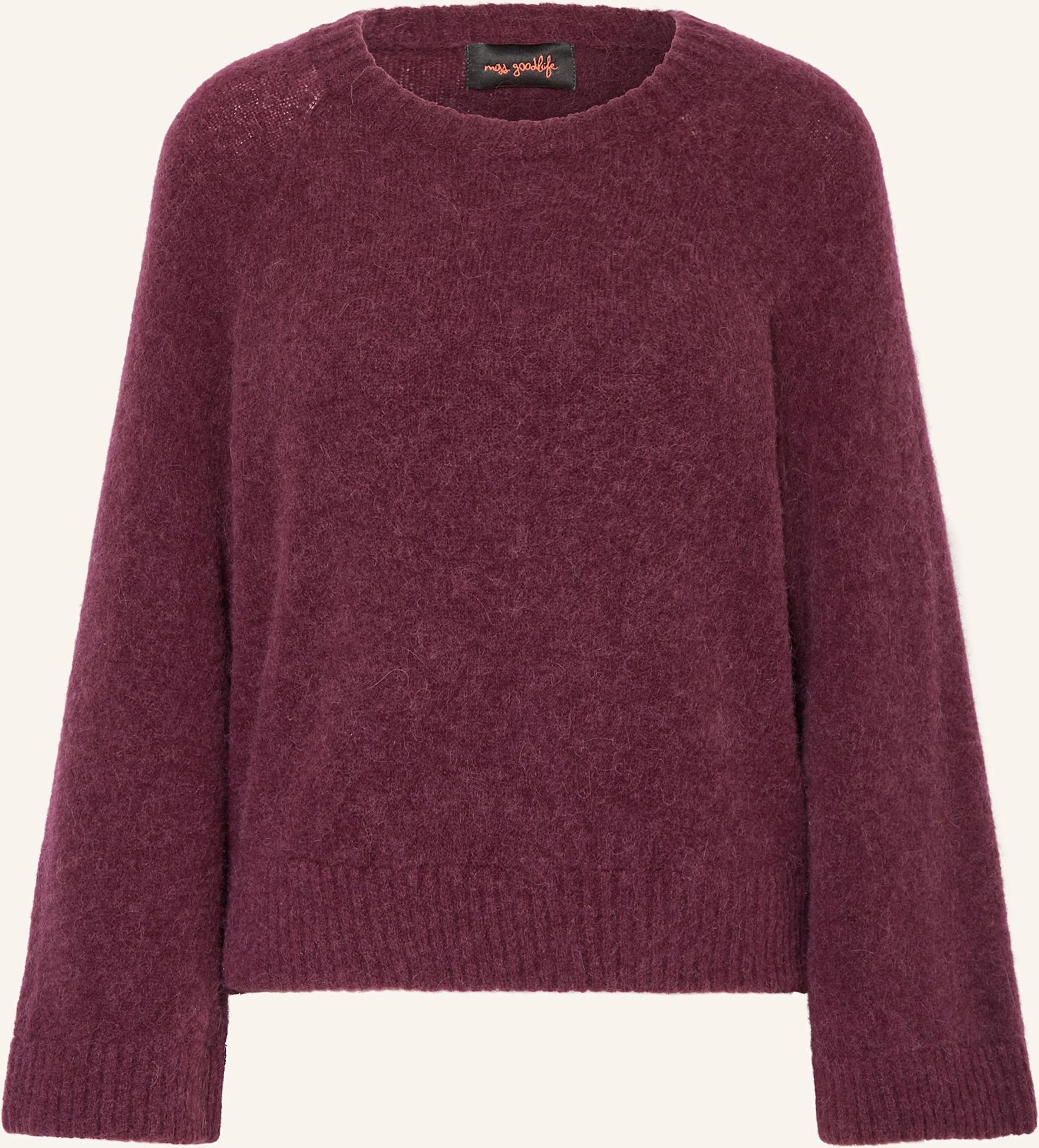 Miss Goodlife Pullover Mit Alpaka rot