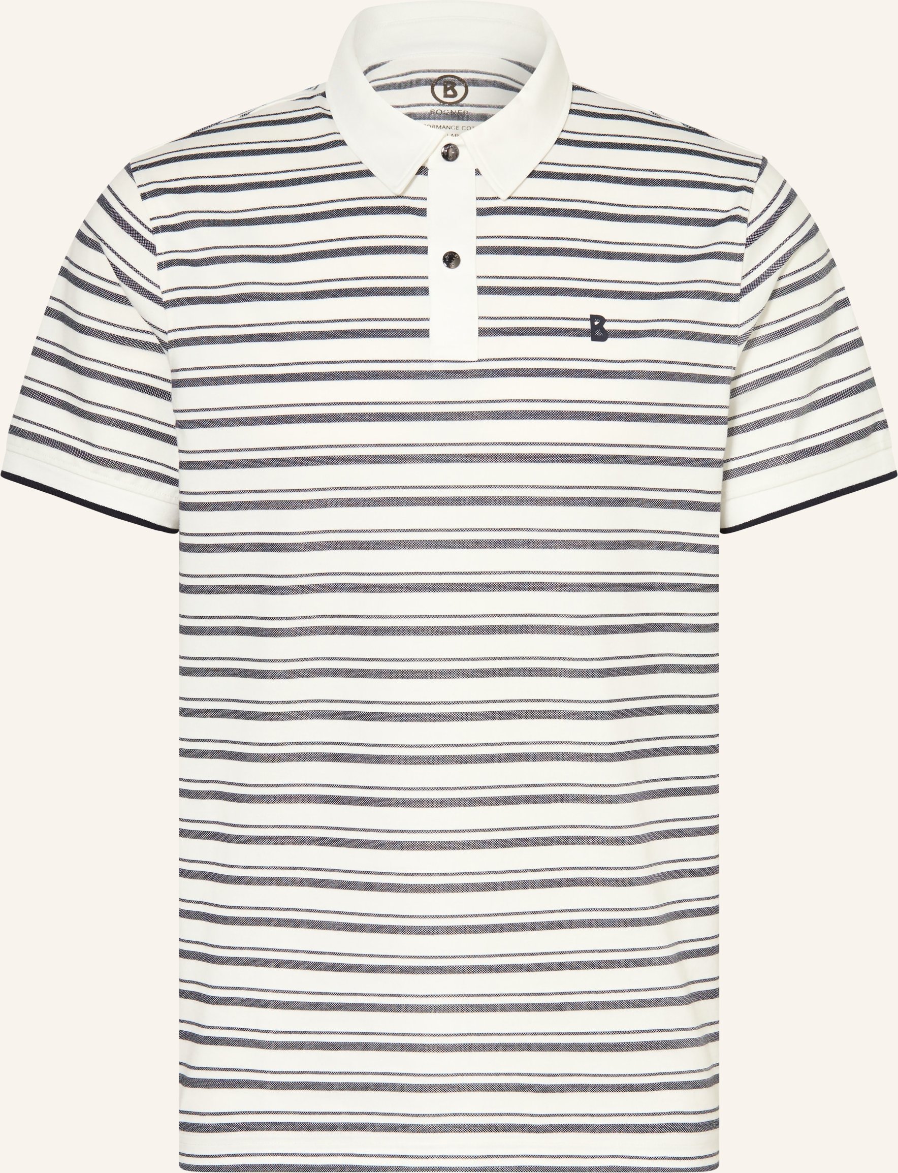 Bogner Piqué-Poloshirt Timo Regular Fit weiss