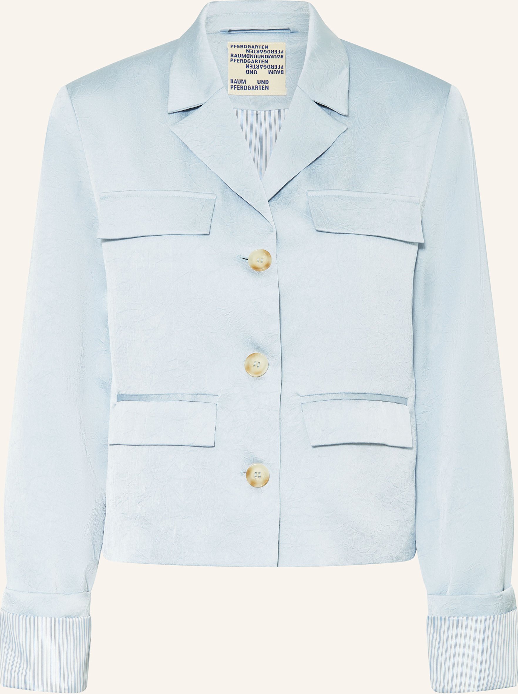 Baum Und Pferdgarten Kastenjacke Benthe blau