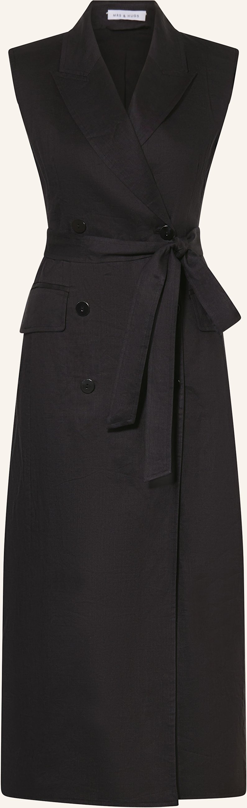 Mrs & Hugs Blazerkleid schwarz