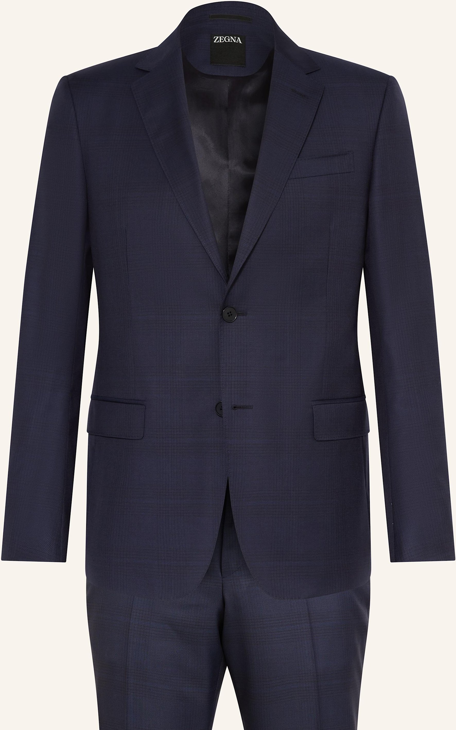 Zegna Anzug Extra Slim Fit blau