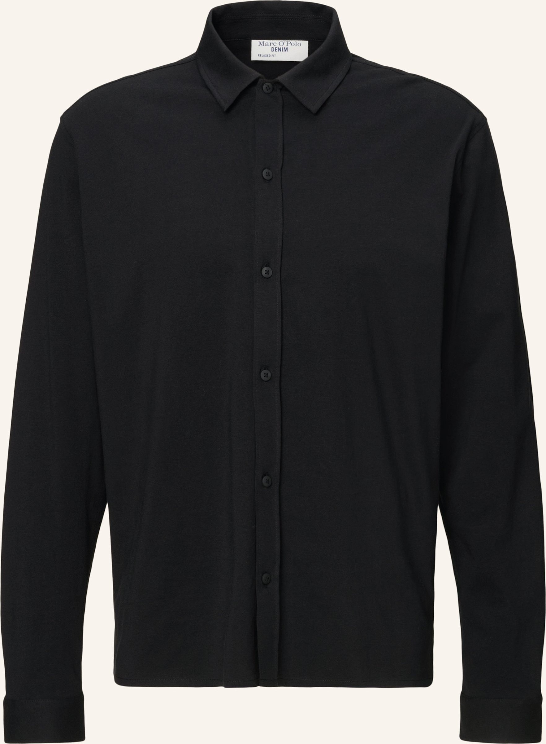 Marc O'polo Denim Jerseyhemd schwarz