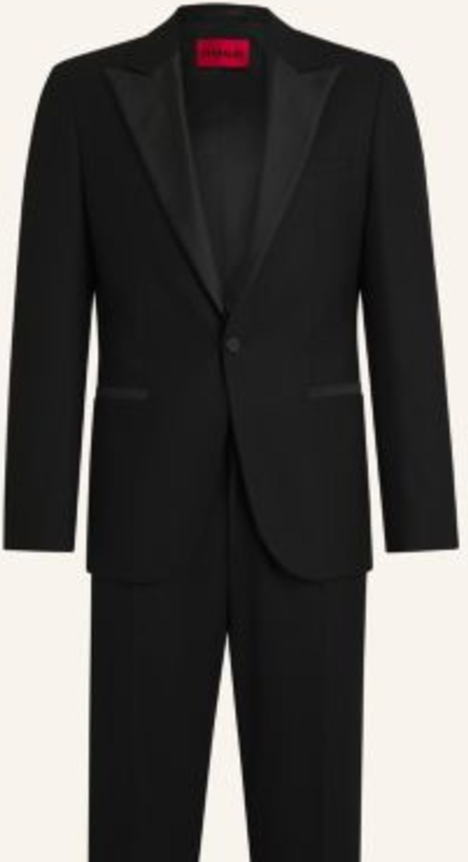 Hugo Business Anzug Karl-Teagan253E1X Modern Fit schwarz
