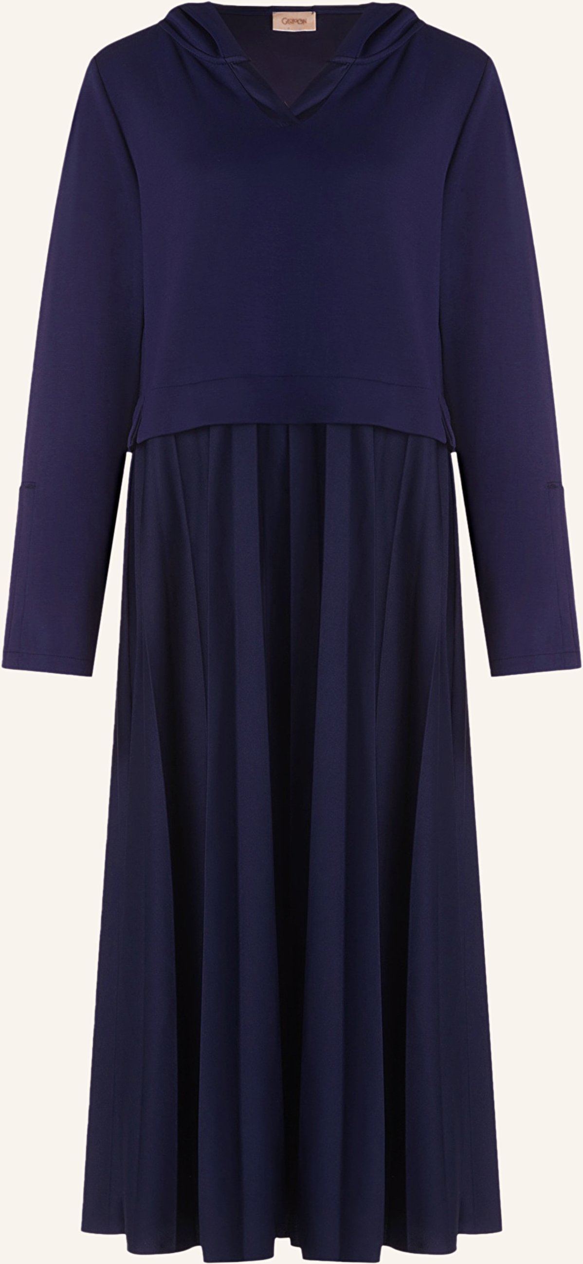 Cartoon Kleid Mit Plissees blau