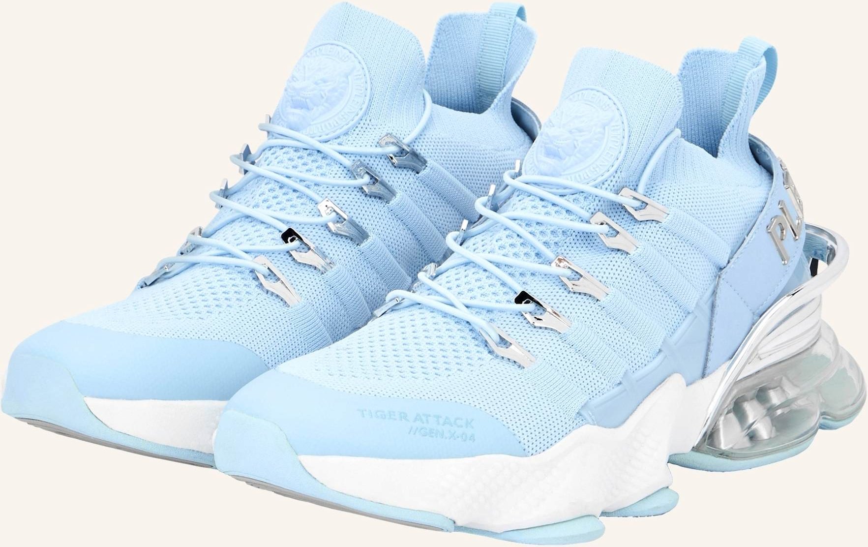 Plein Sport Läufer Sneaker Tiger blau