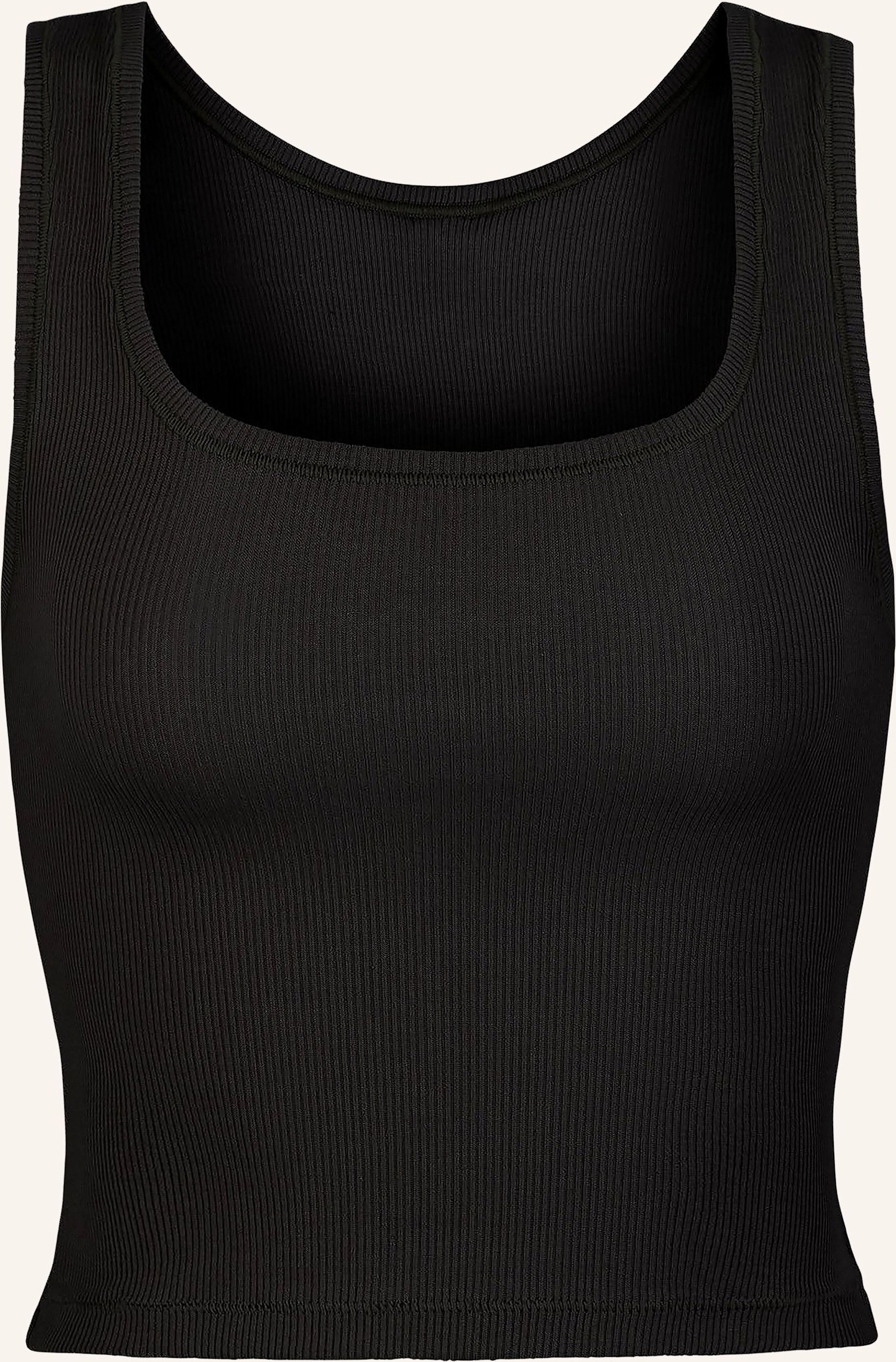 Skims Top Cotton Rib schwarz