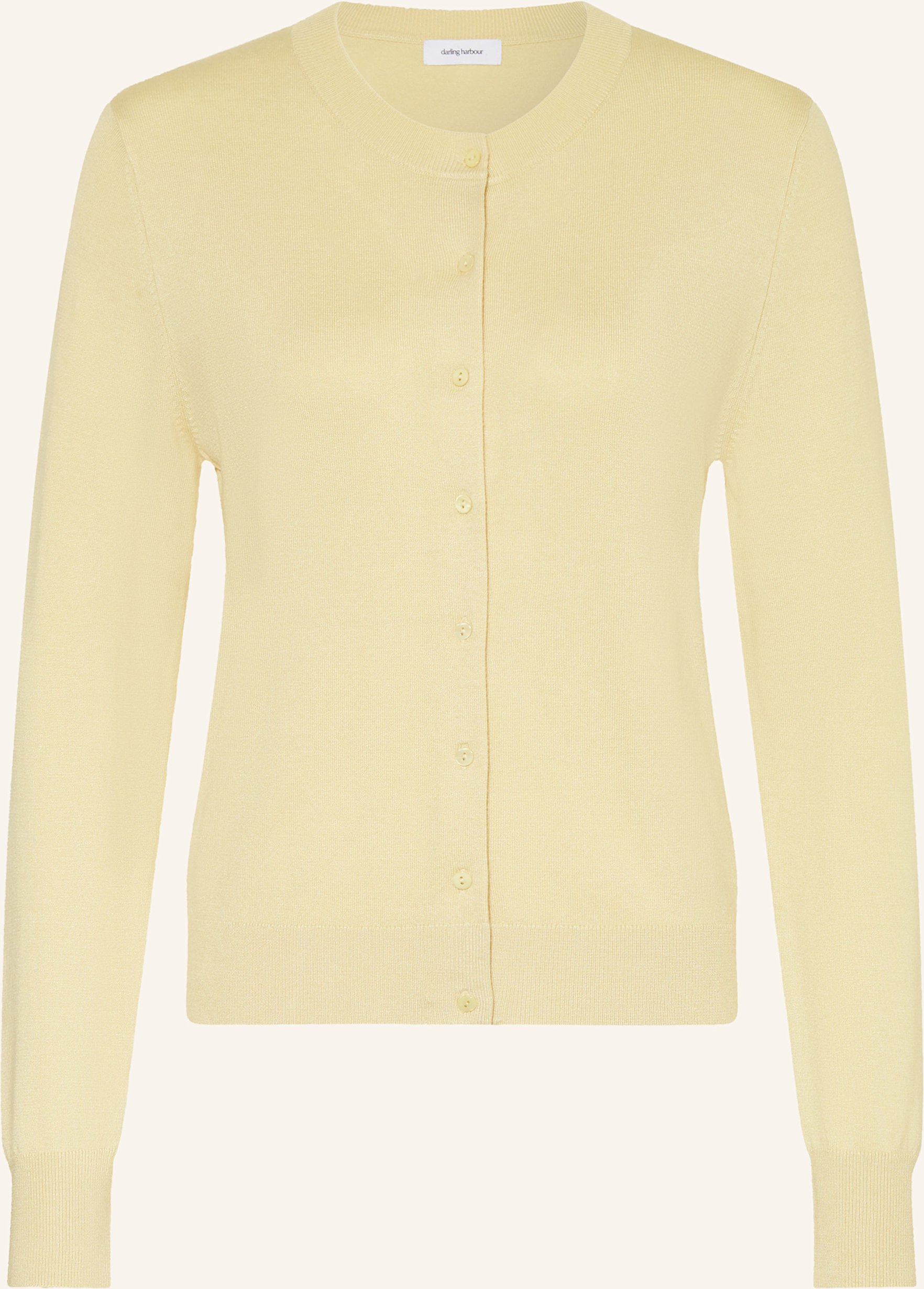 Darling Harbour Strickjacke gelb