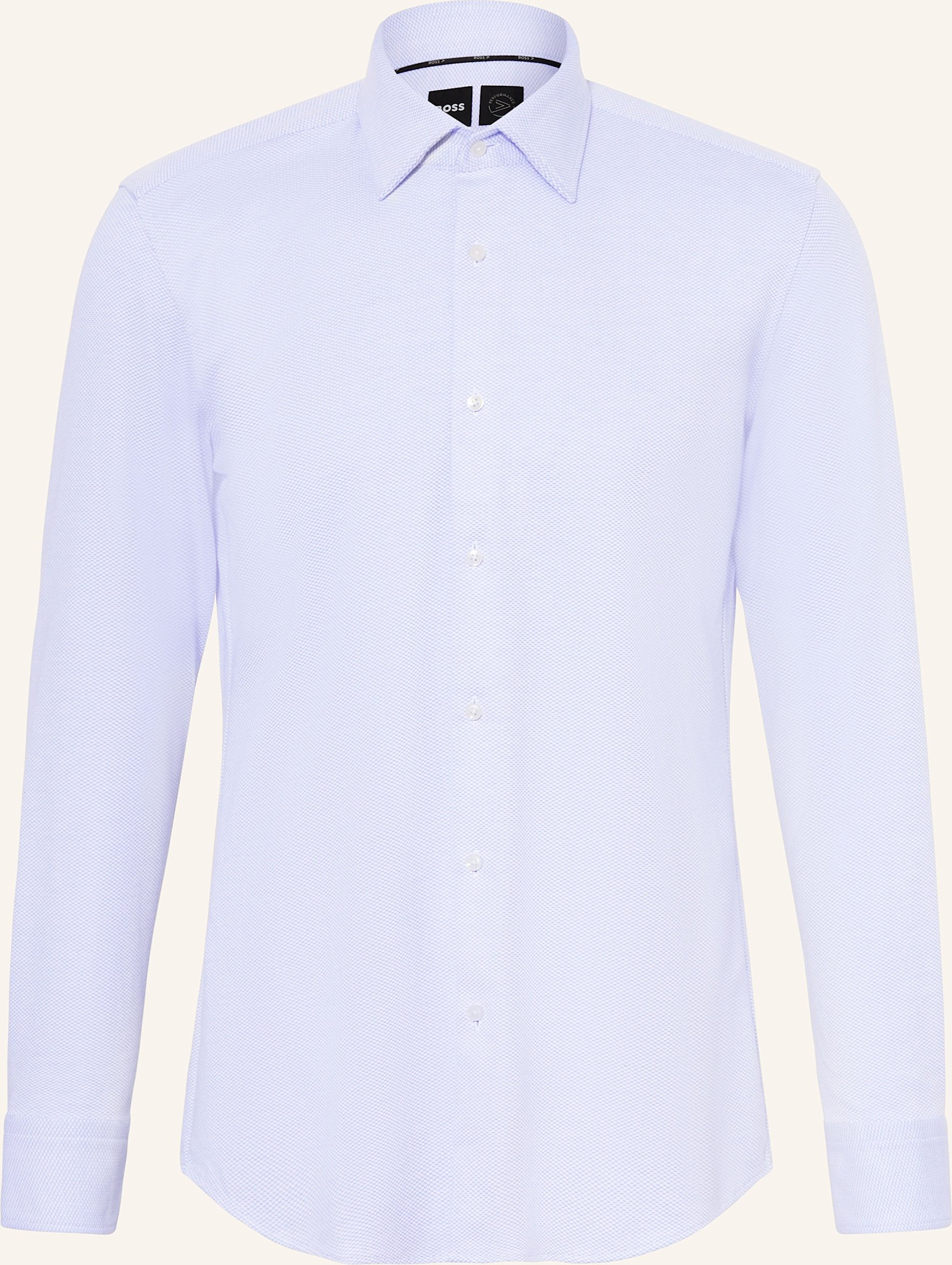 Boss Hemd Hank Performance Slim Fit blau