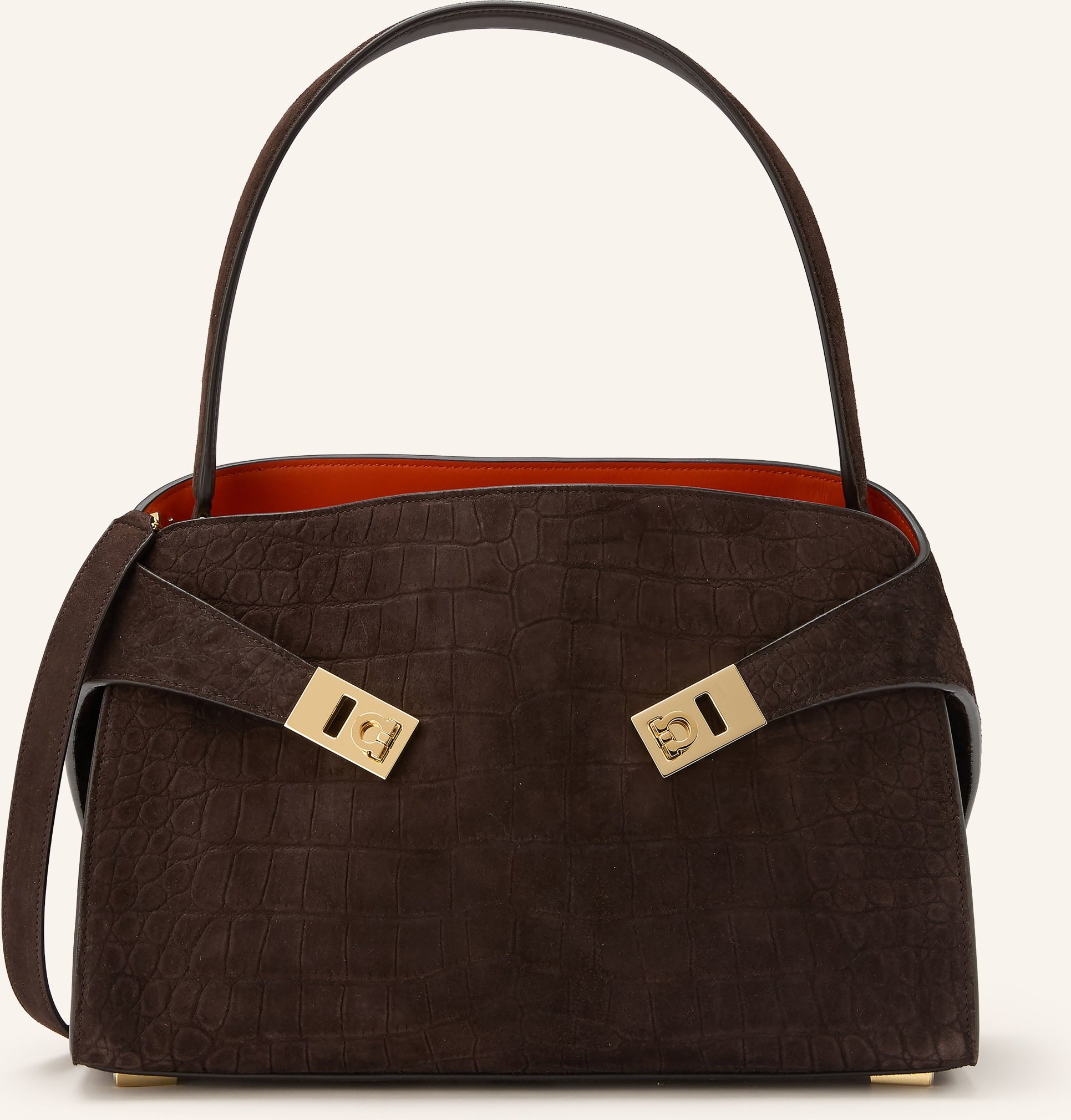 Ferragamo Handtasche Hug braun