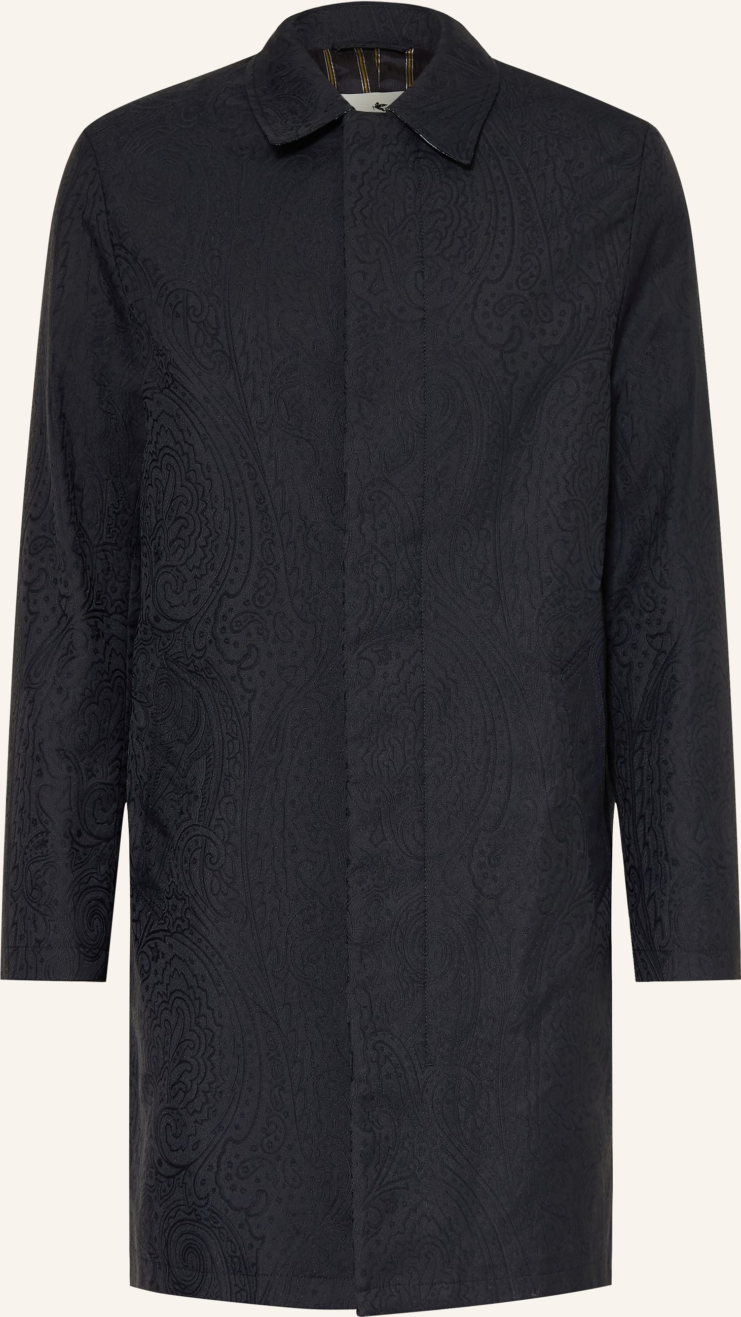 Etro Jacquard-Mantel blau