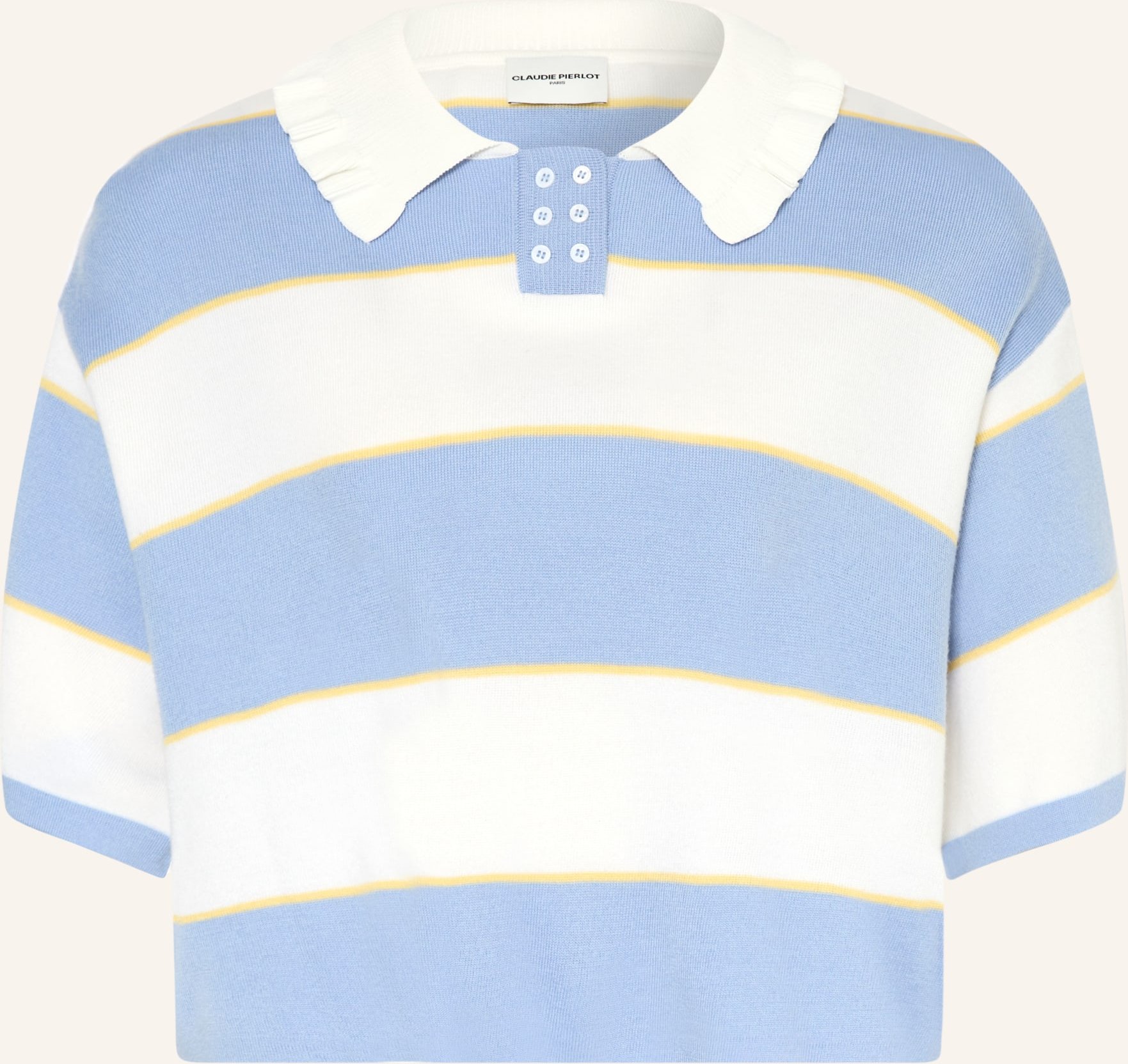 Claudie Pierlot Strickshirt blau