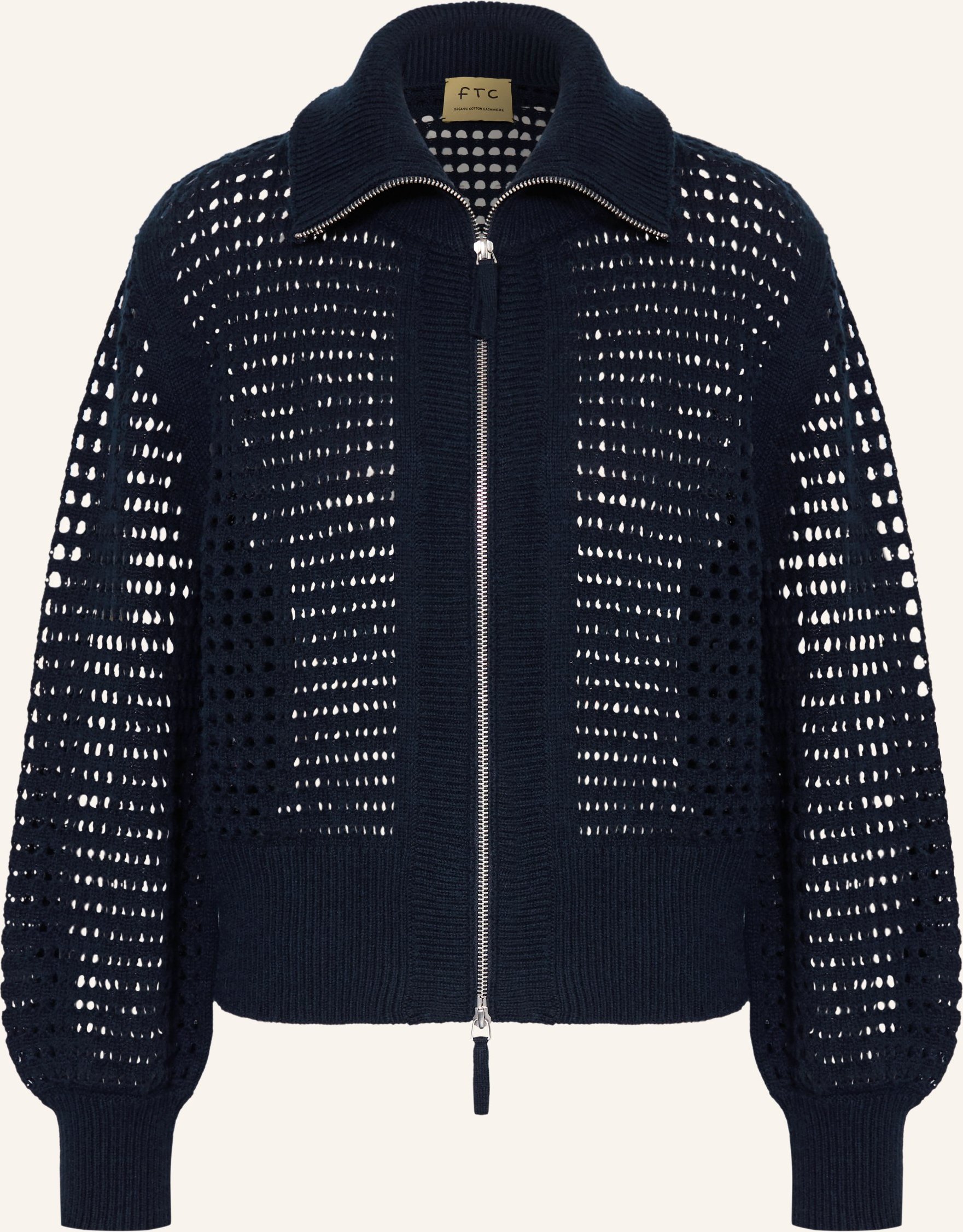 Ftc Cashmere Strickjacke Mit Cashmere blau