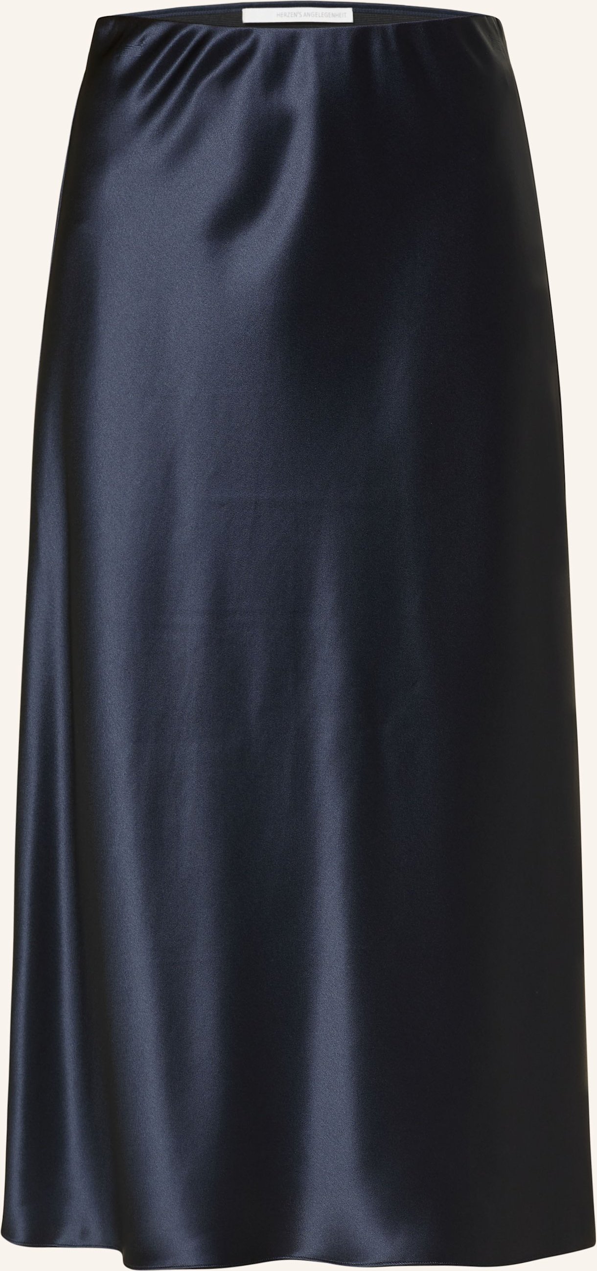 Herzen's Angelegenheit Satinrock blau
