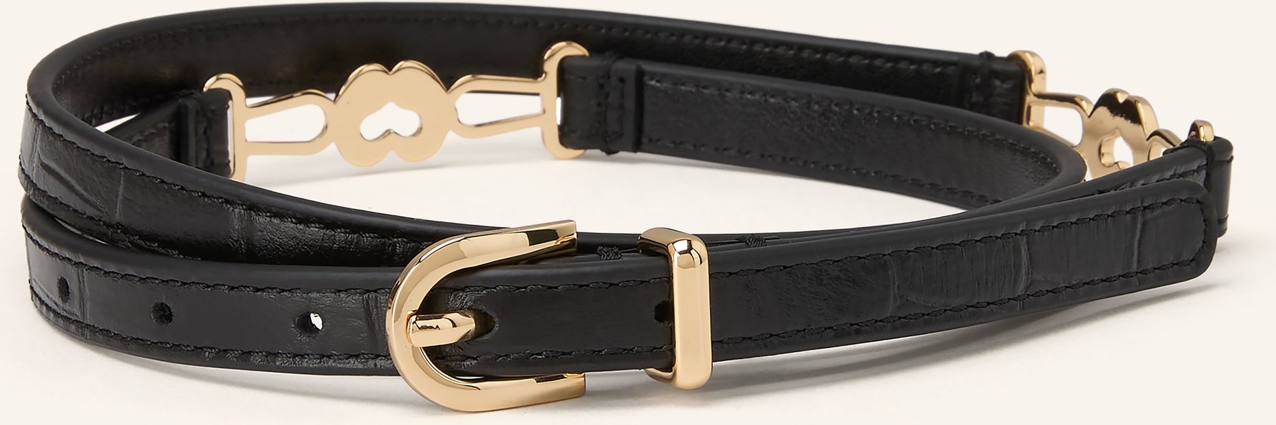 Maje Ledergürtel schwarz