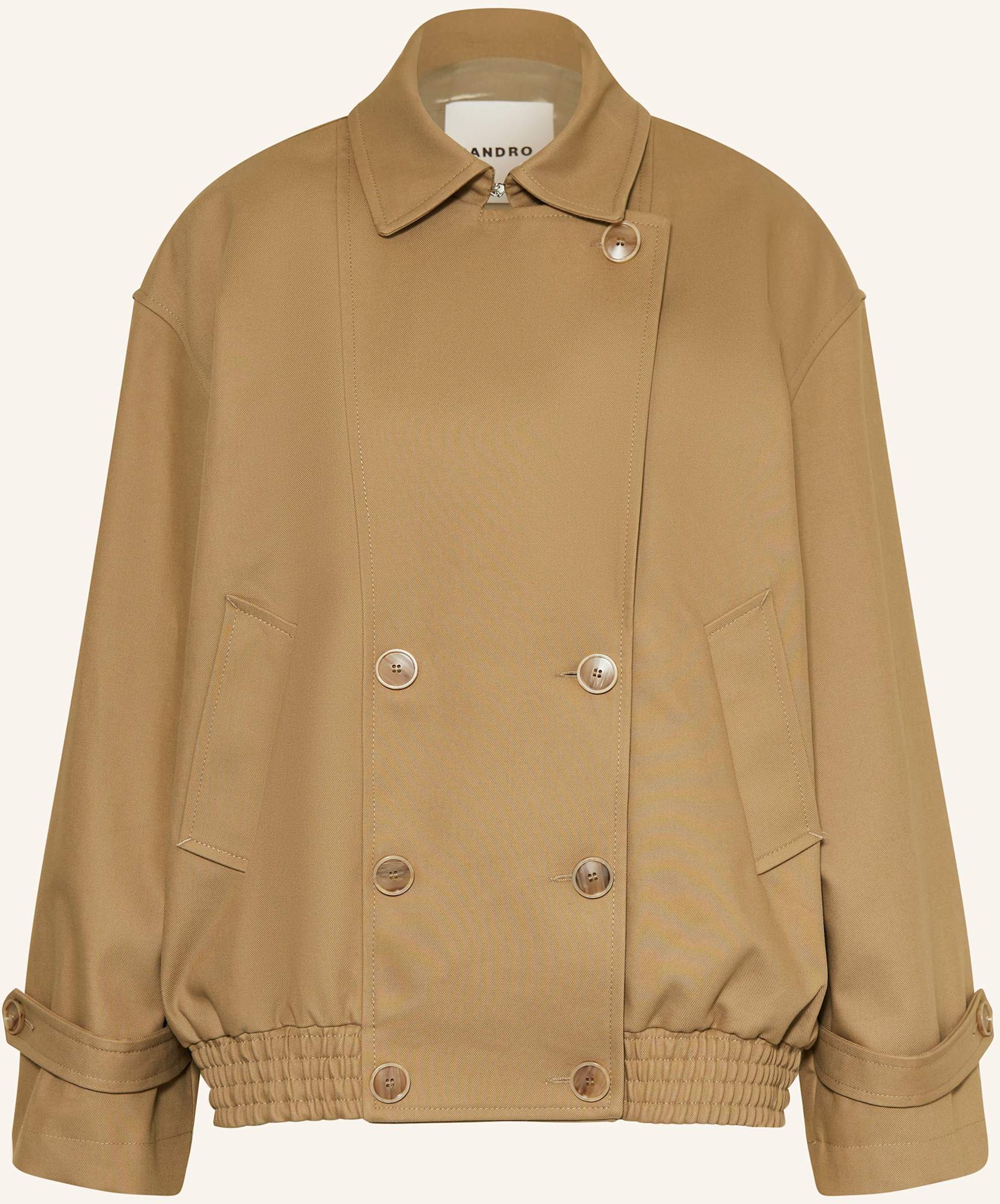 Sandro Trench-Jacke beige