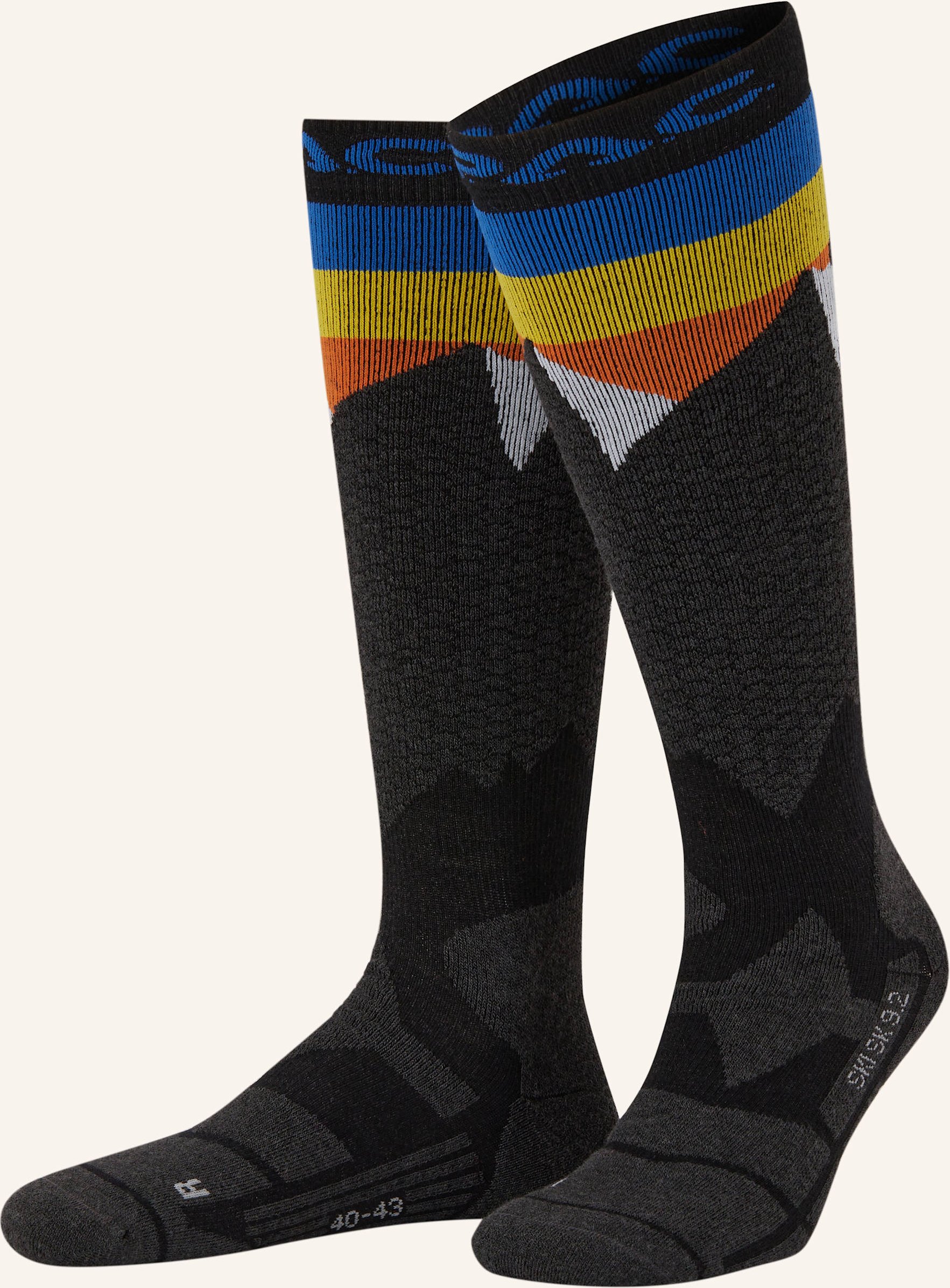 Thumbnail - P.A.C. Skisocken Sk 9.2 Merino Extra Warm Mit Merinowolle grau