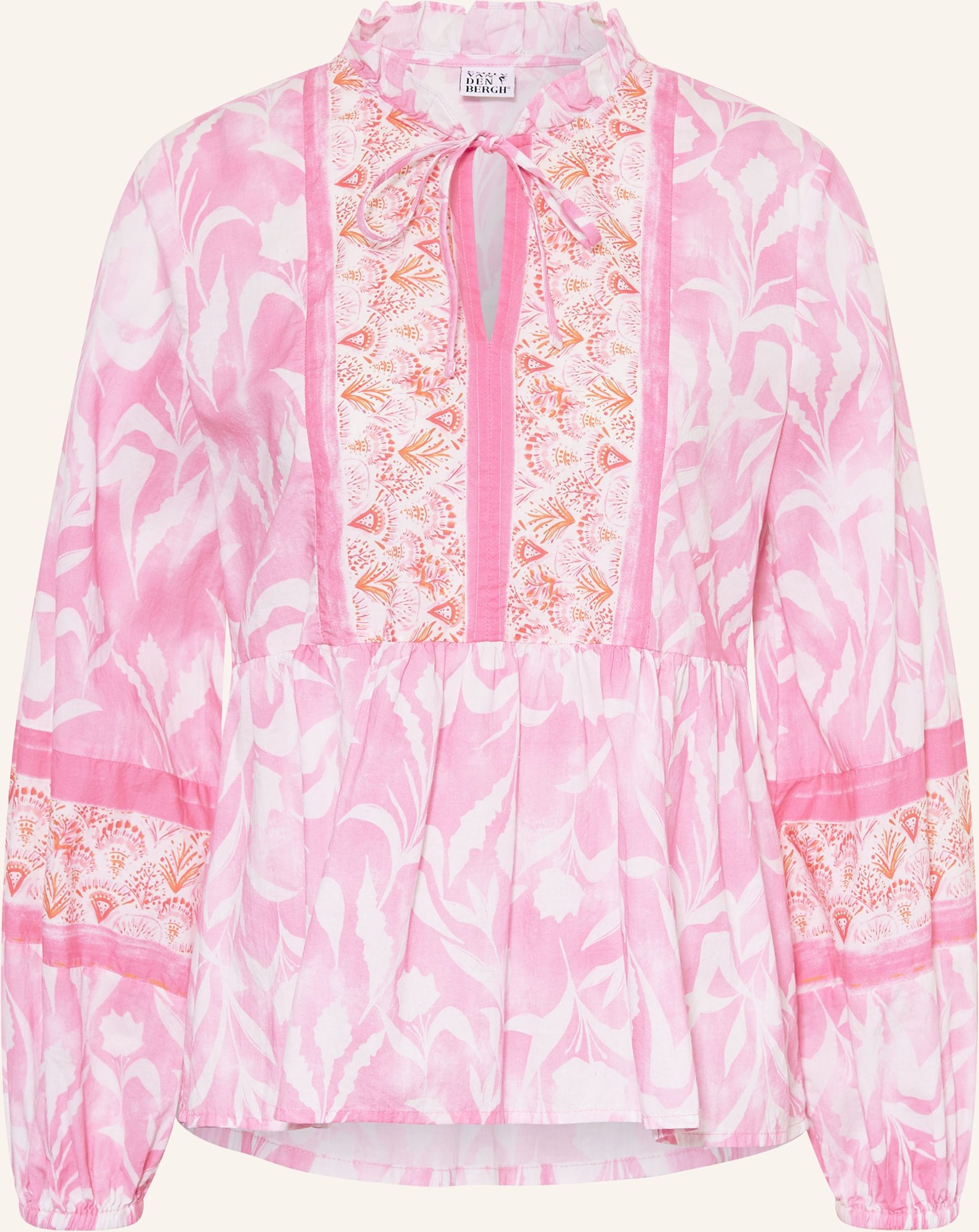 Emily Van Den Bergh Blusenshirt Mit Rüschen pink