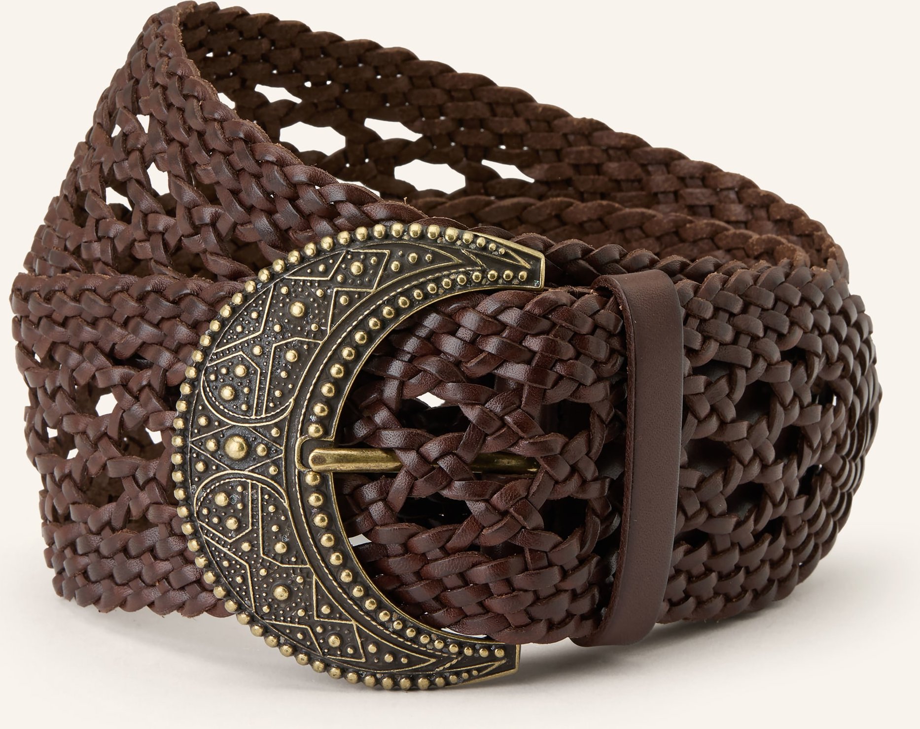 Ba&Sh Flechtgürtel Balmy braun