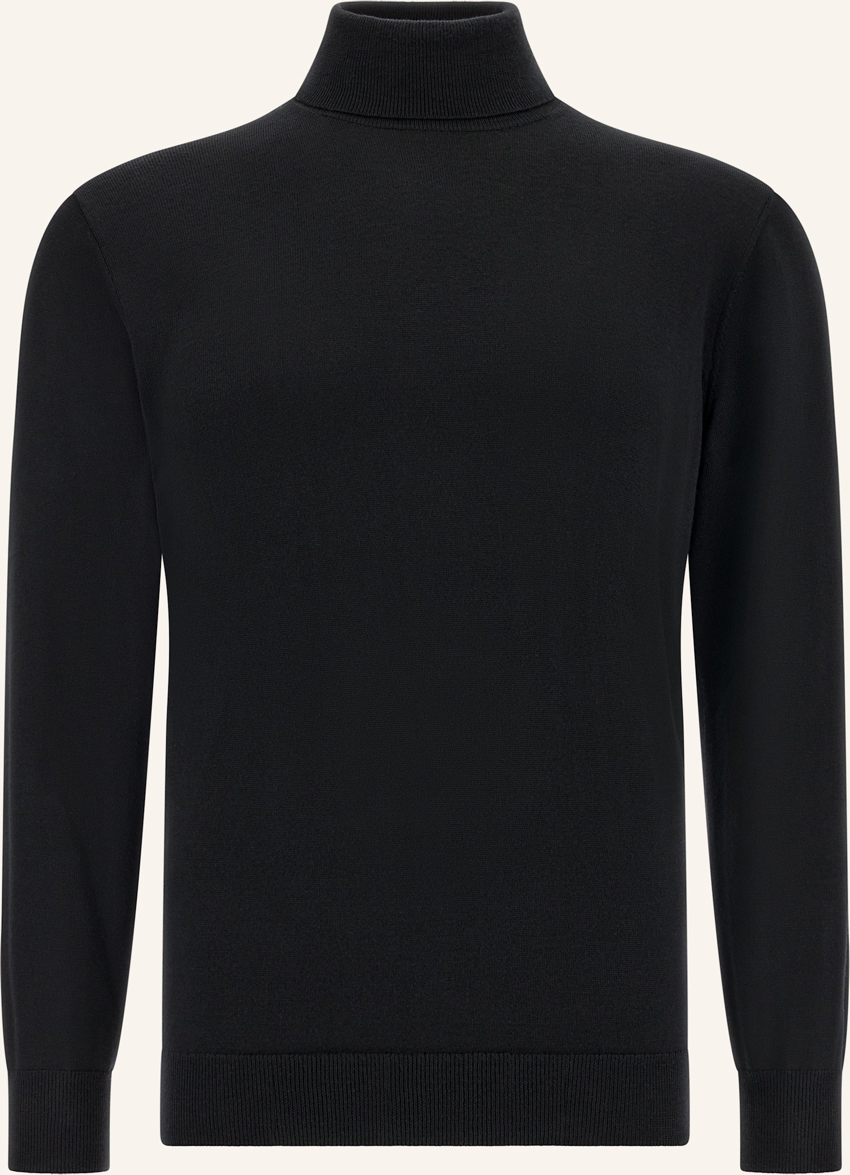 Boggi Milano Rollkragenpullover schwarz