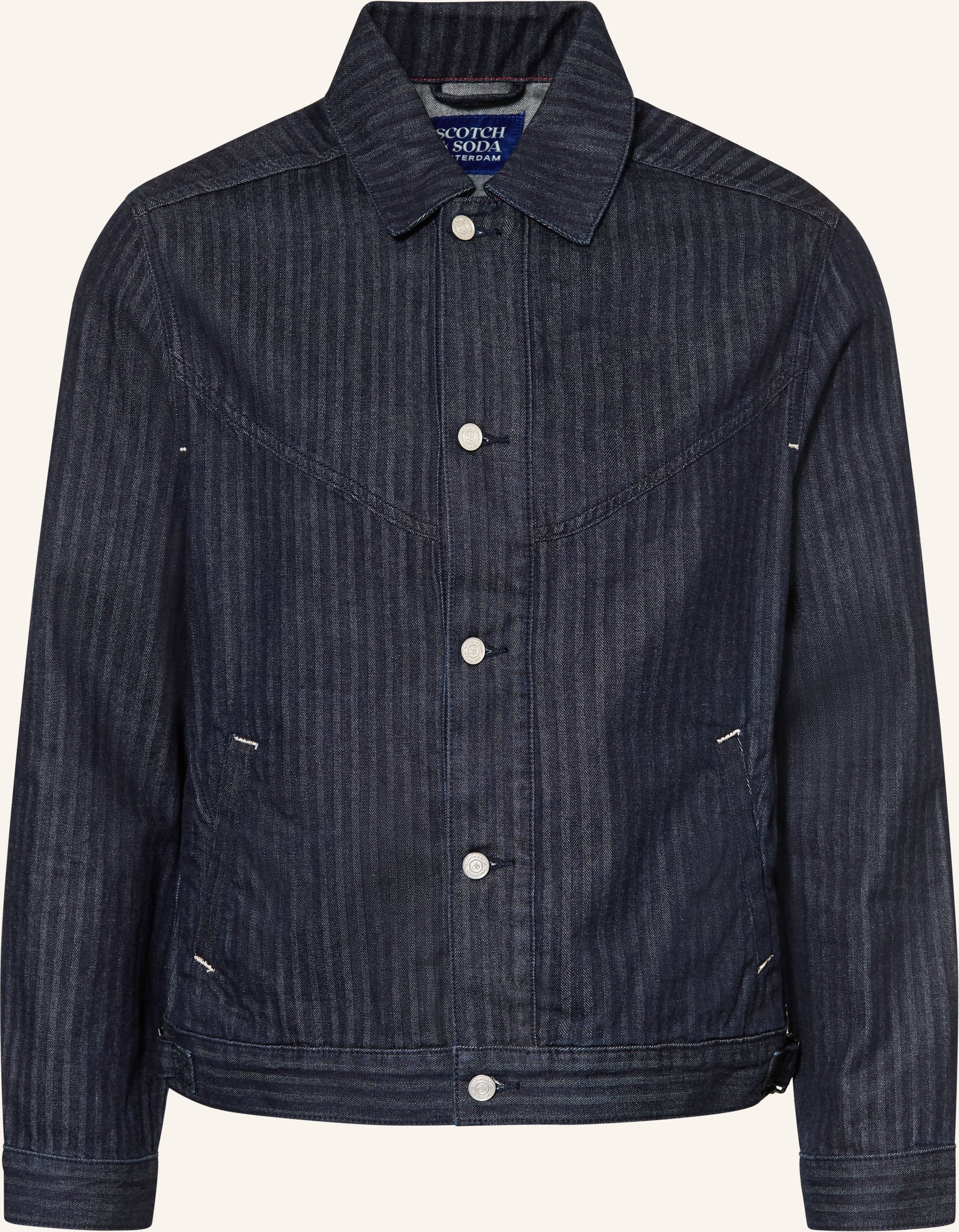 Scotch & Soda Jeans-Overshirt blau