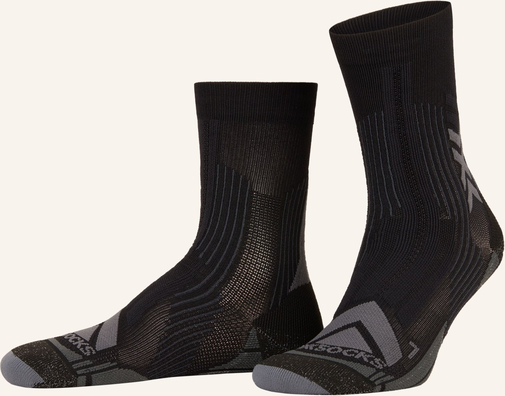 X-Socks Trekking-Socken Hike Expert Silver Crew schwarz