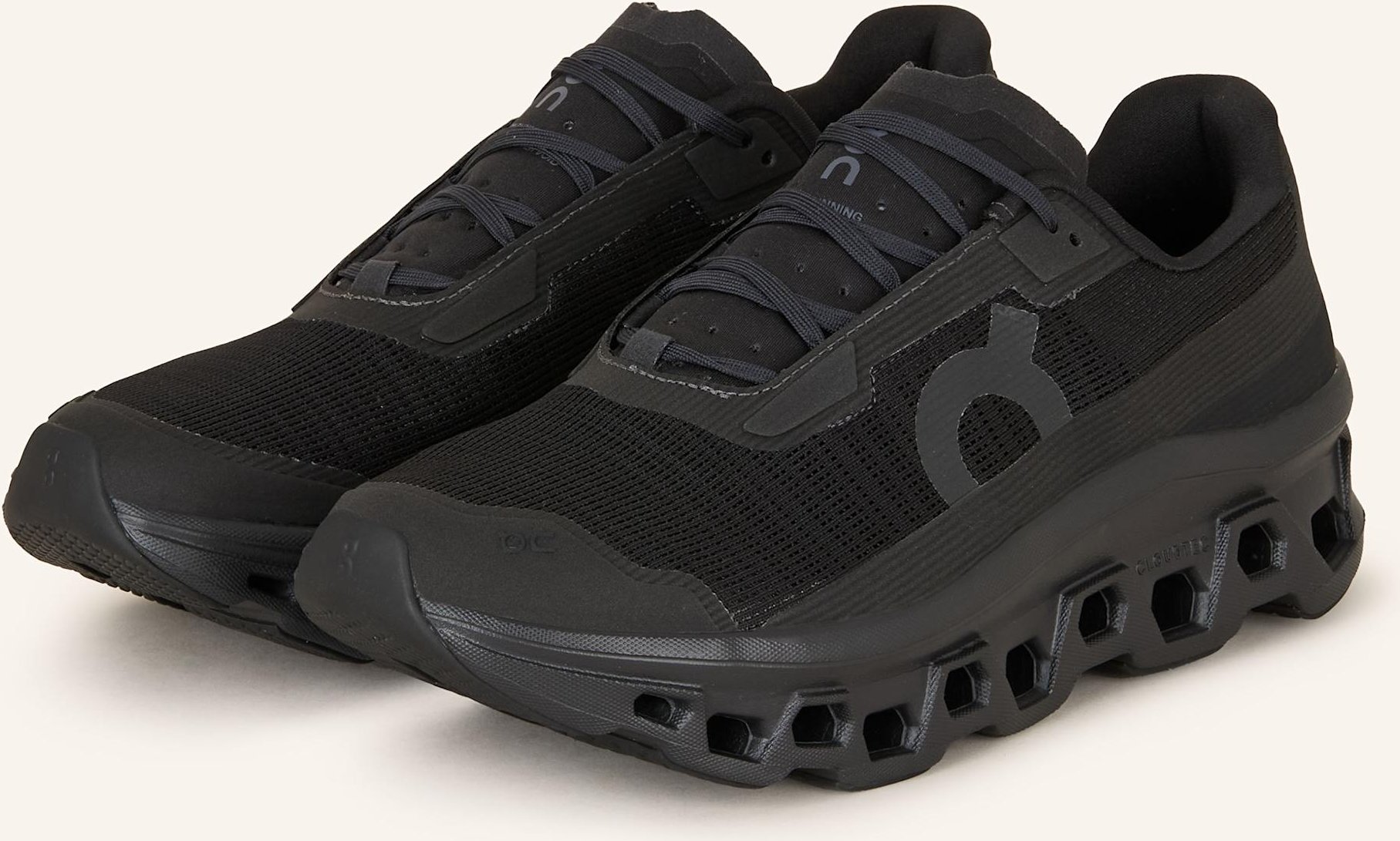 On Sneaker Cloudmonster Void schwarz