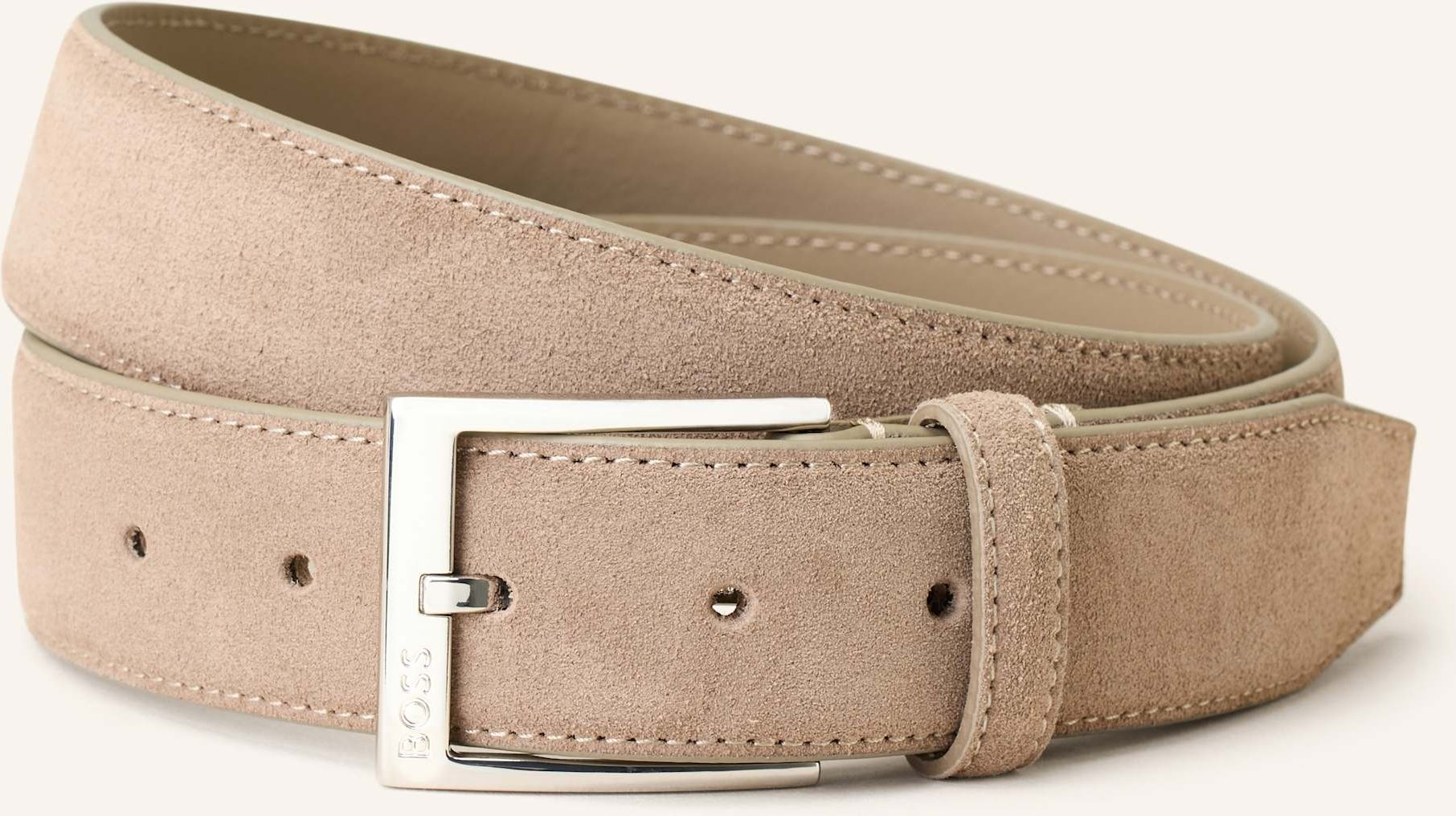 Thumbnail - Boss Ledergürtel Elloy beige