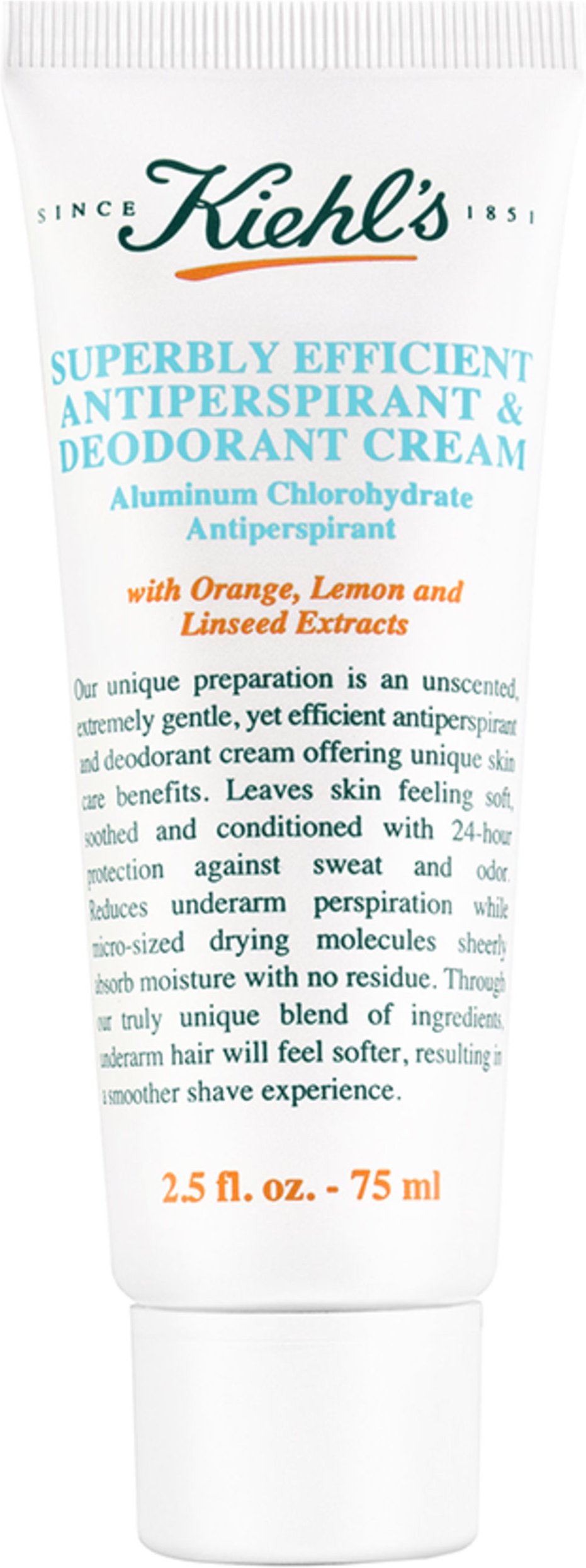 Kiehl's Superbly Efficient Antiperspirant & Deo Cream Deodorant Creme 75 ml