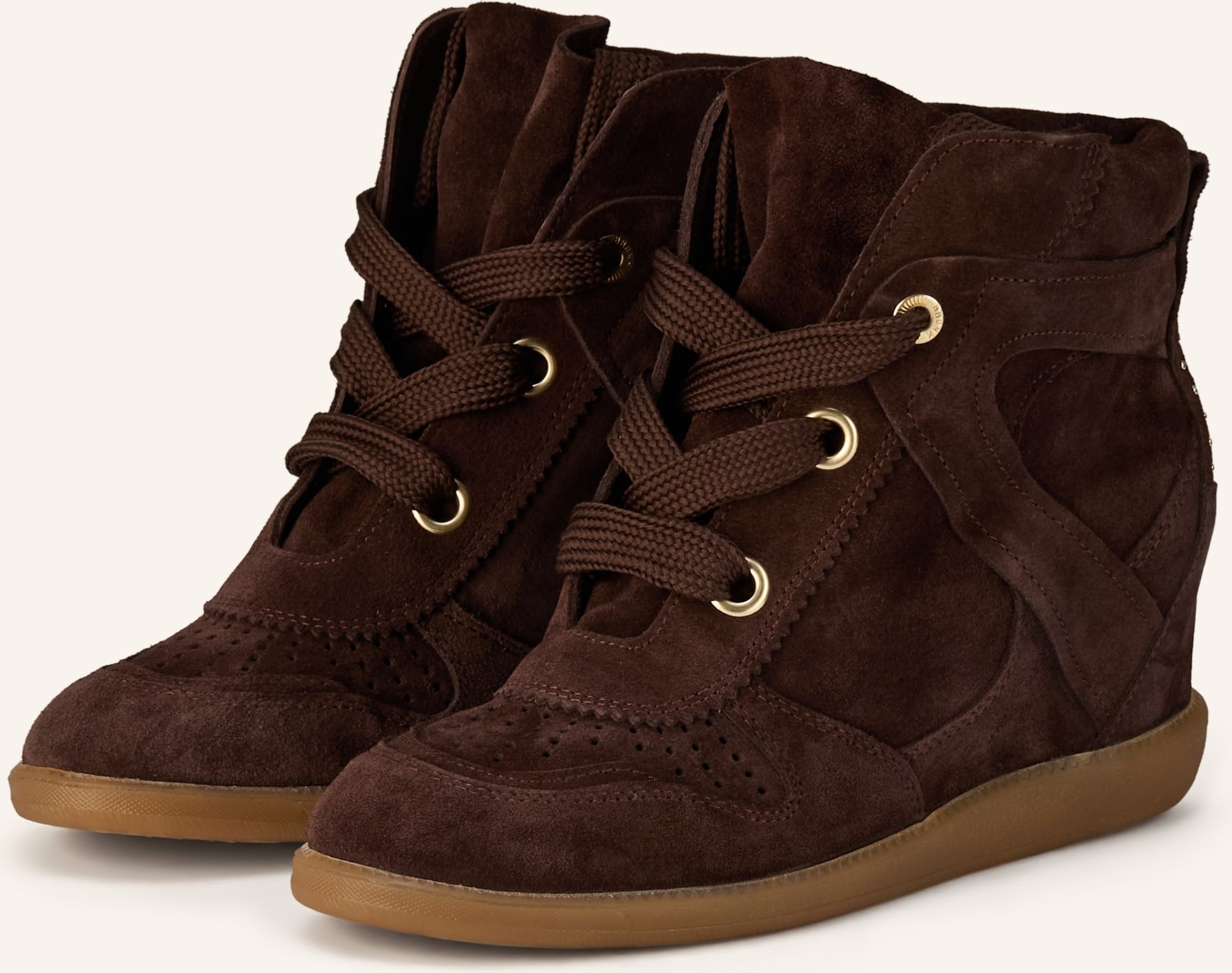 Bronx Hightop-Sneaker Jae-Yy Mit Nieten braun