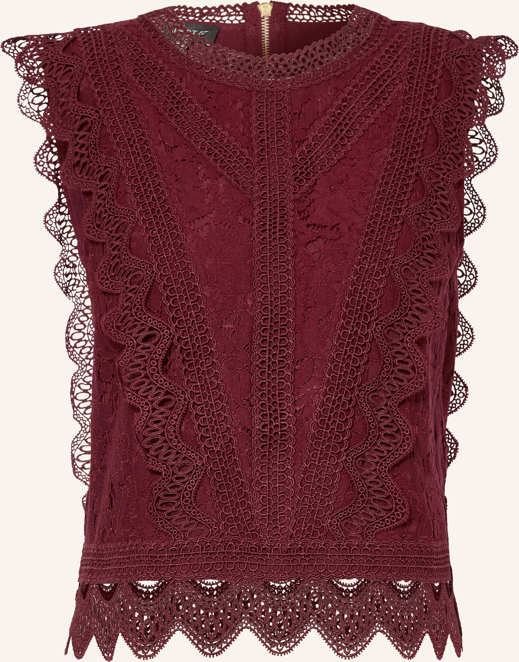 Apart Spitzentop rot