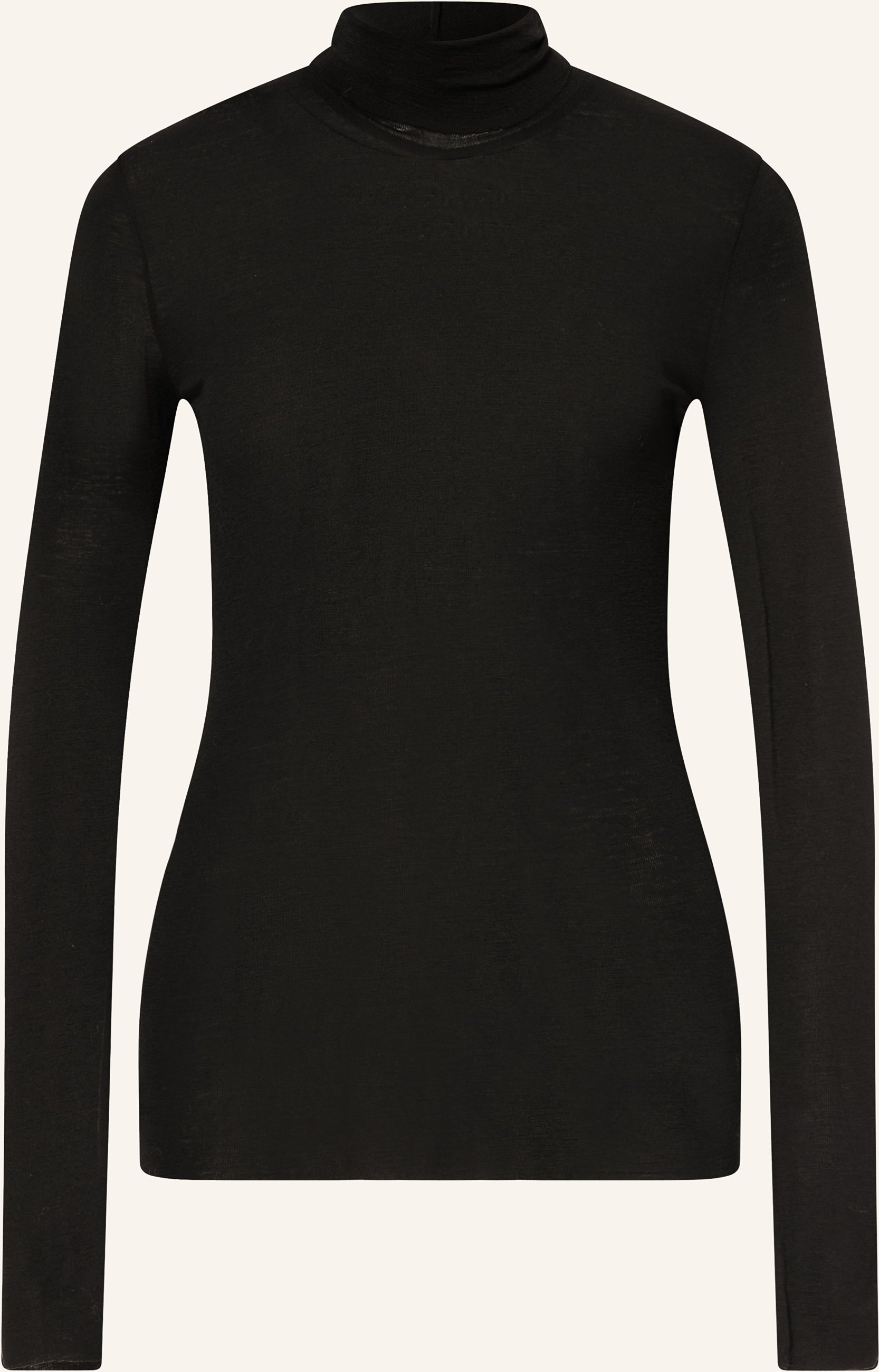 Arket Rollkragenshirt schwarz