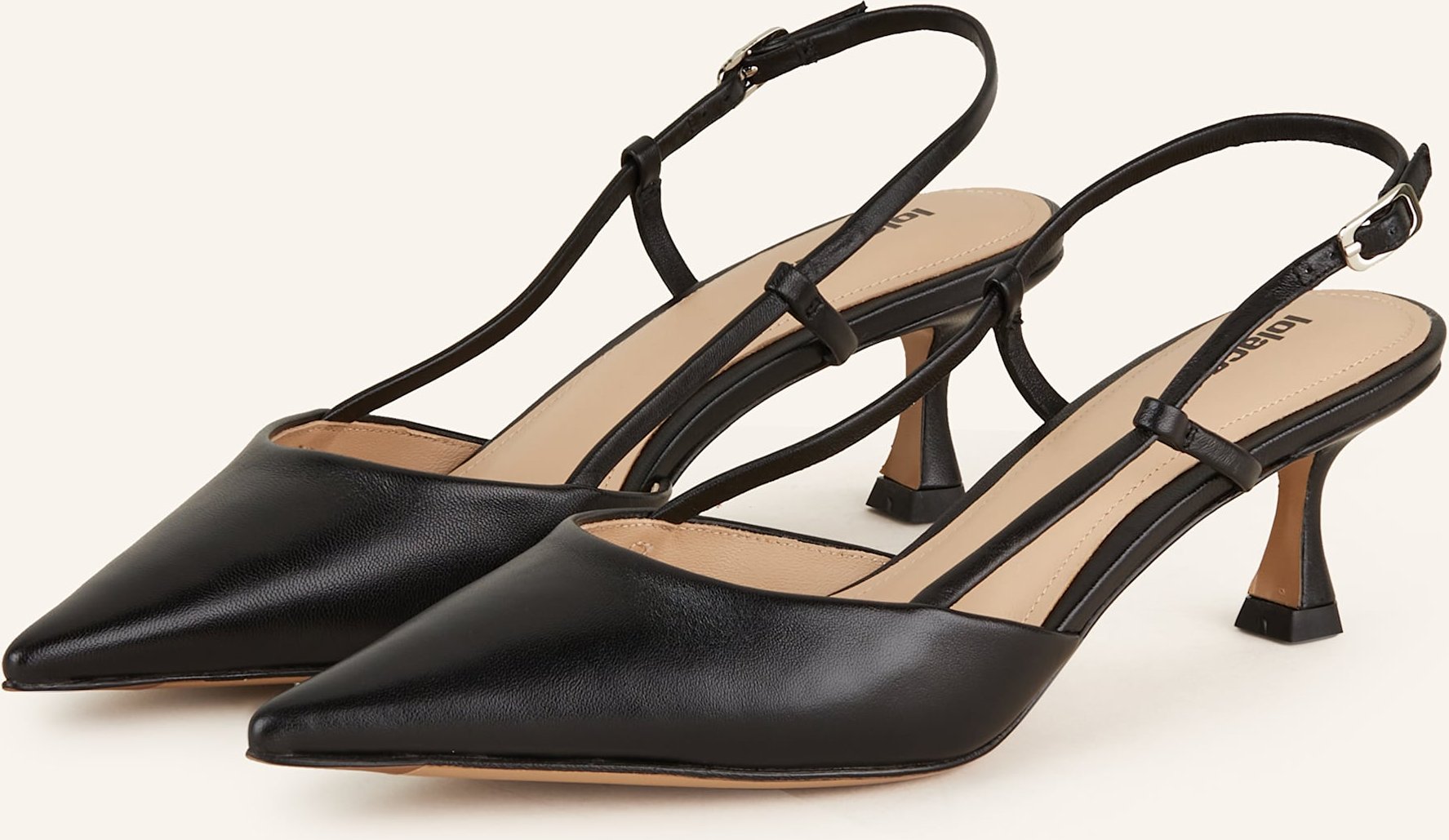 Lola Cruz Slingpumps Carmen schwarz