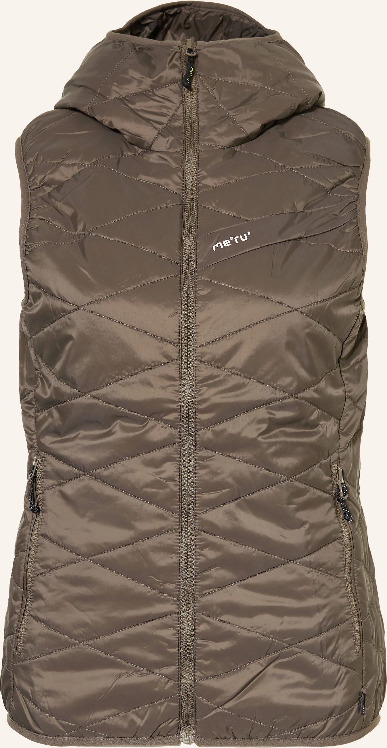 Me°Ru' Steppweste Ithari Zum Wenden braun