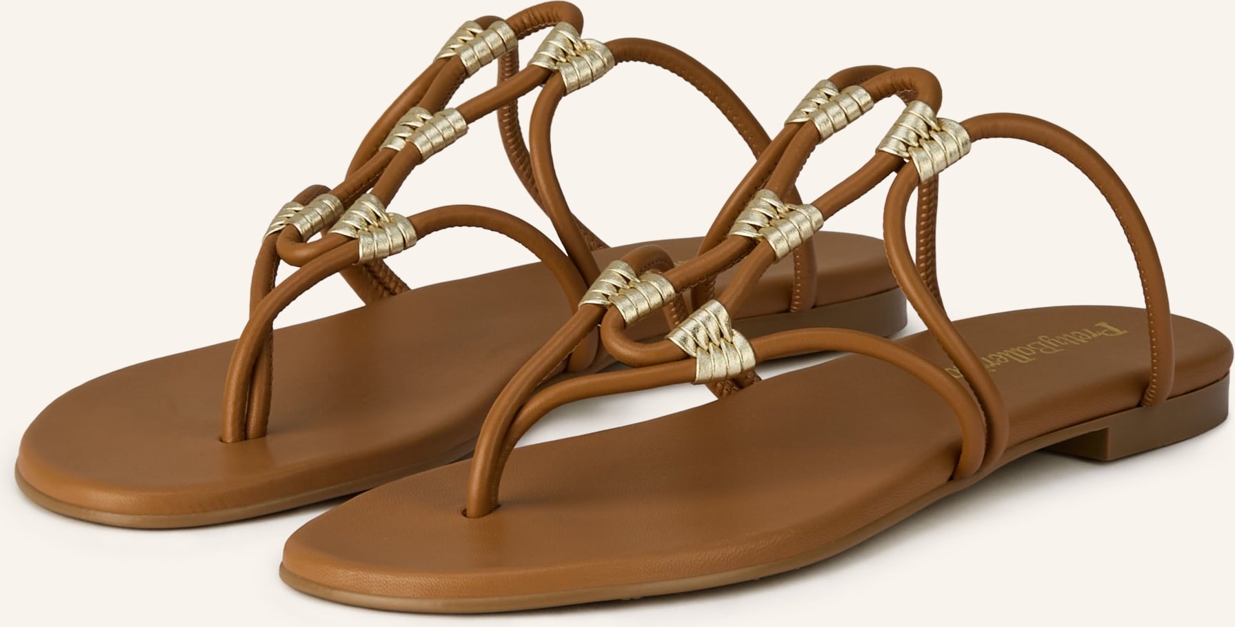 Pretty Ballerinas Zehentrenner braun