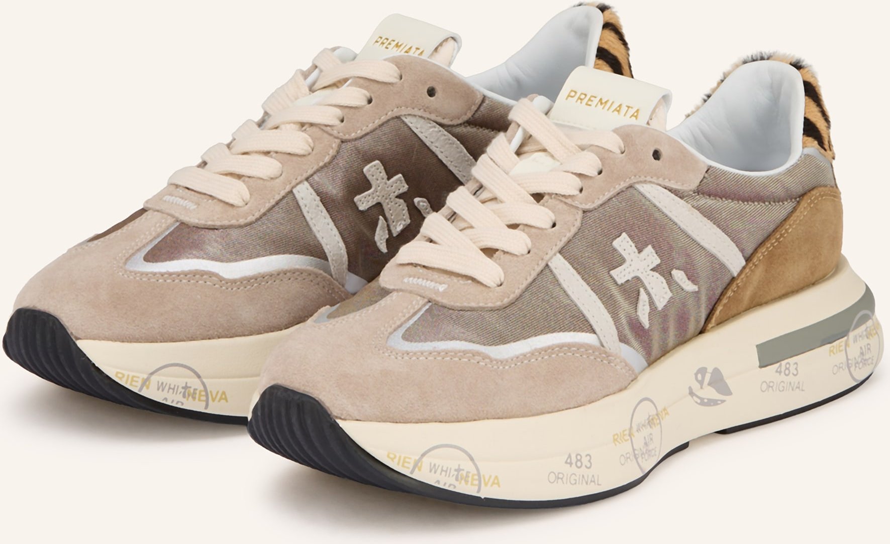 Premiata Sneaker Cassie beige