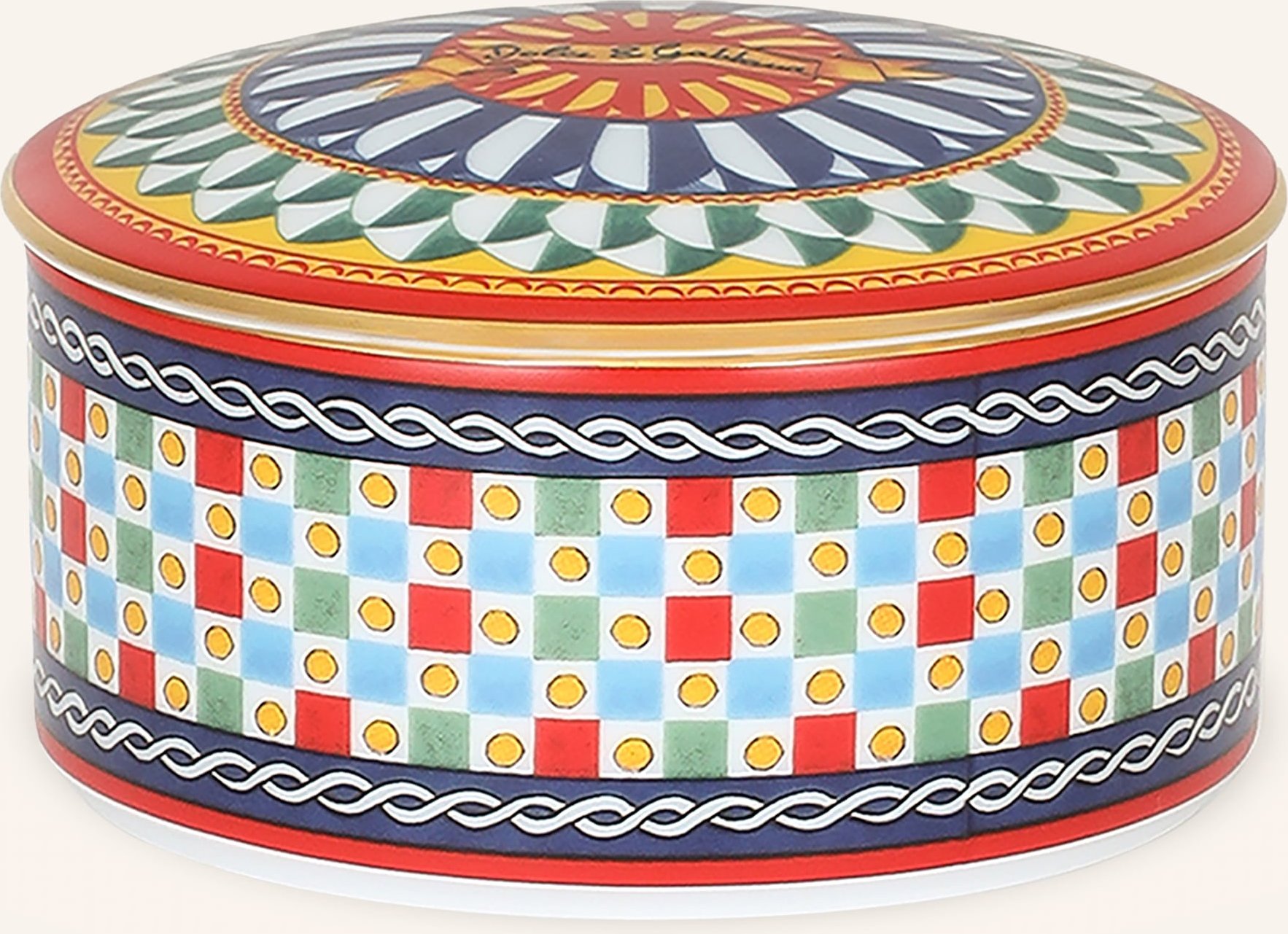 Dolce & Gabbana Casa Aufbewahrungsdose gruen