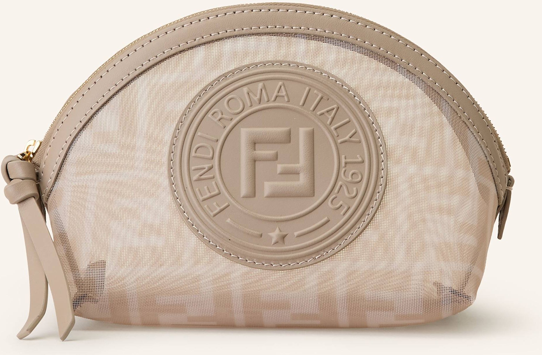 Fendi Kosmetiktasche Ff beige
