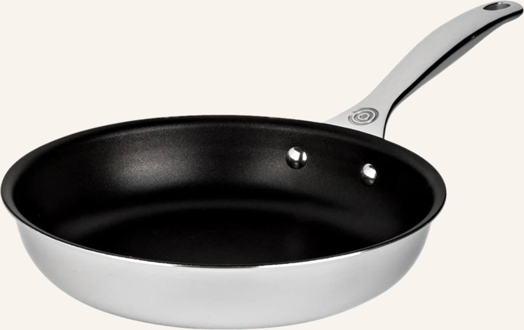 Le Creuset Pfanne 3-Ply Plus silber