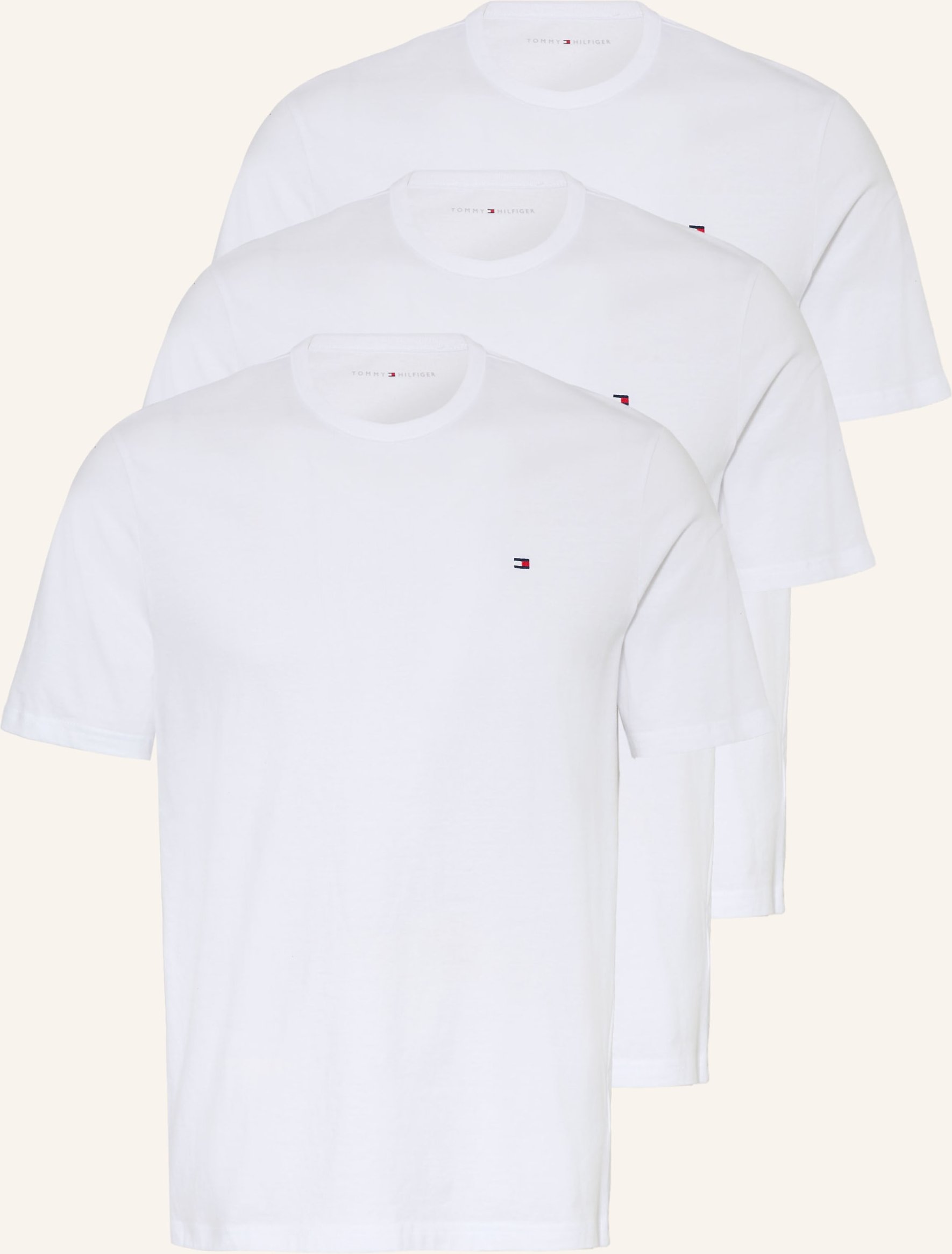 Tommy Hilfiger 3er-Pack T-Shirts weiss