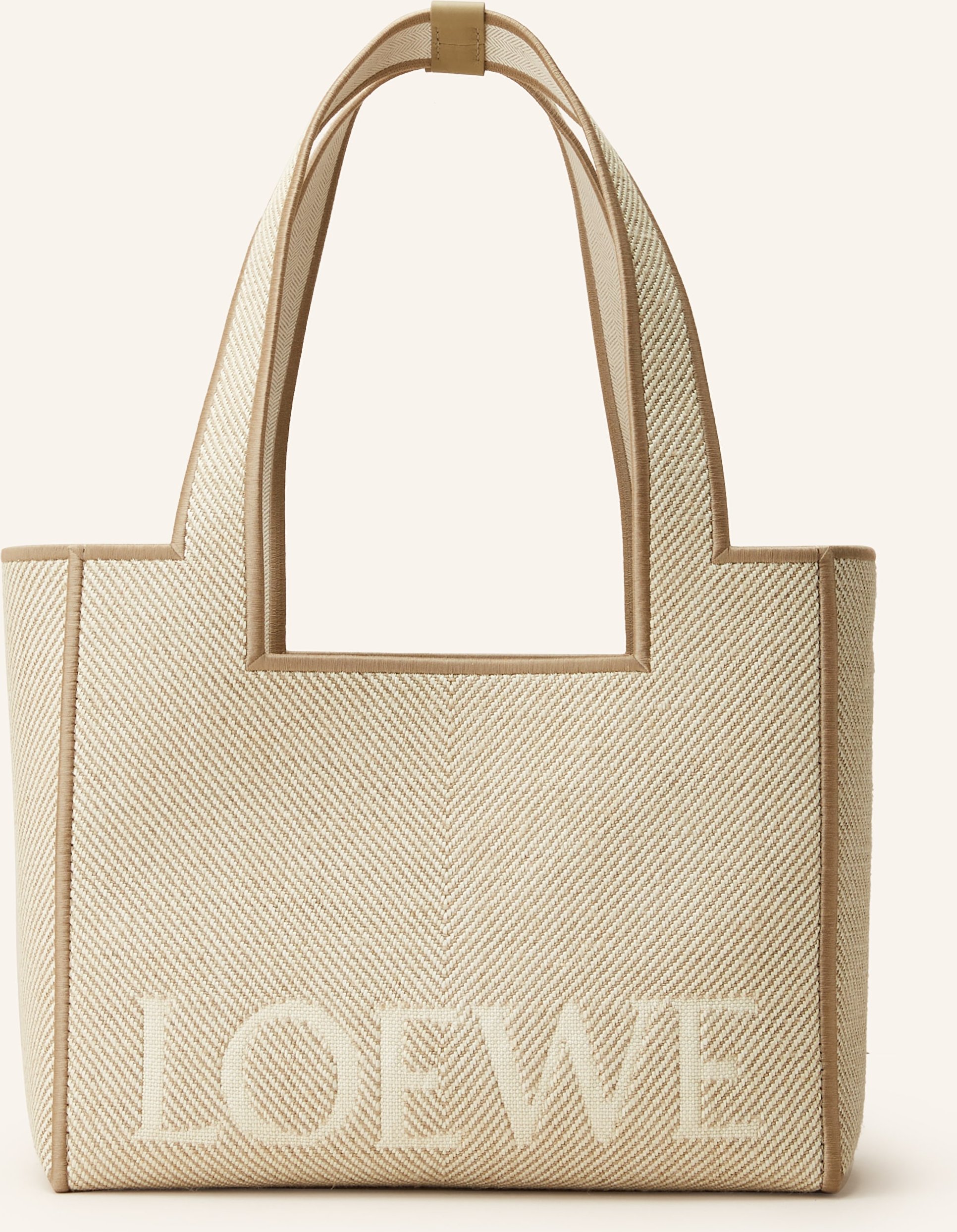 Loewe Schultertasche Medium weiss