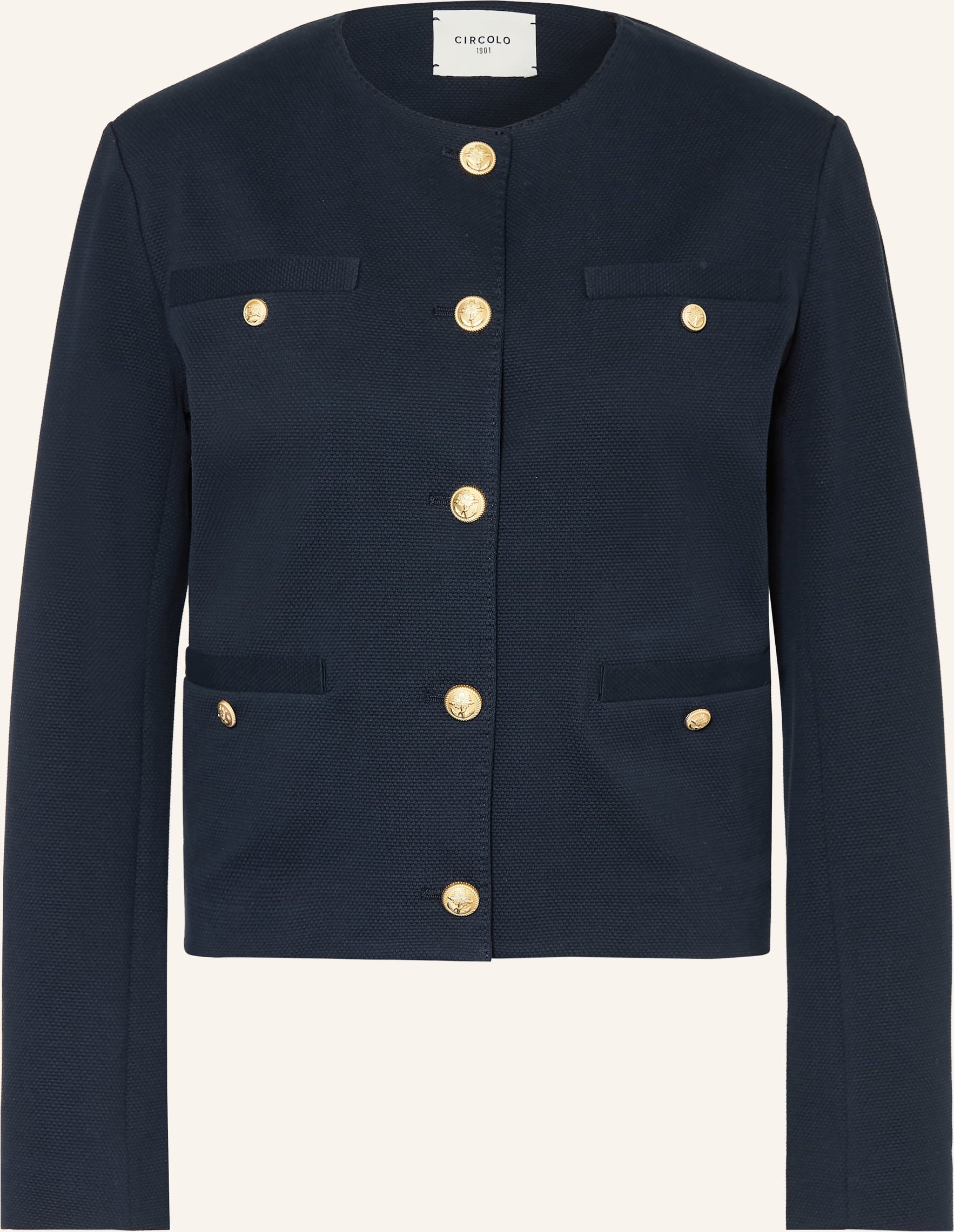 Circolo 1901 Kastenjacke blau