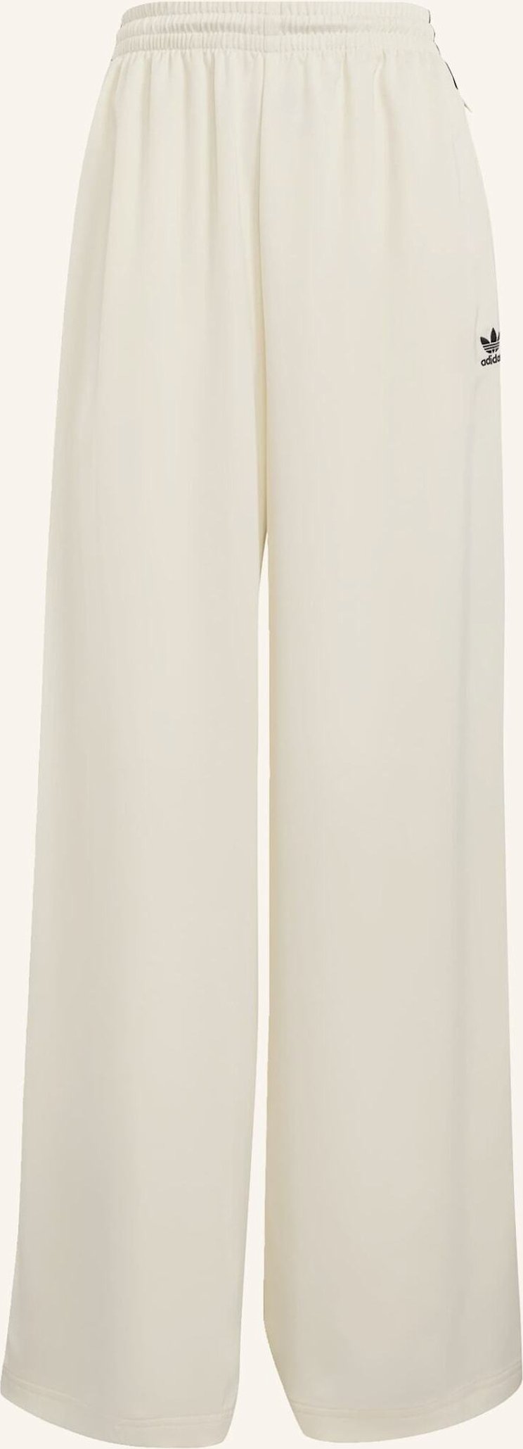 Adidas Originals Track Pants Adicolor Satin Wide Leg weiss