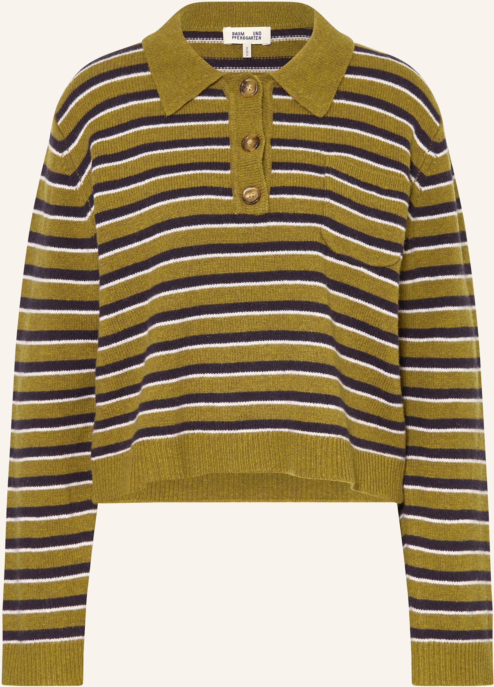 Baum Und Pferdgarten Strick-Poloshirt Cori gruen