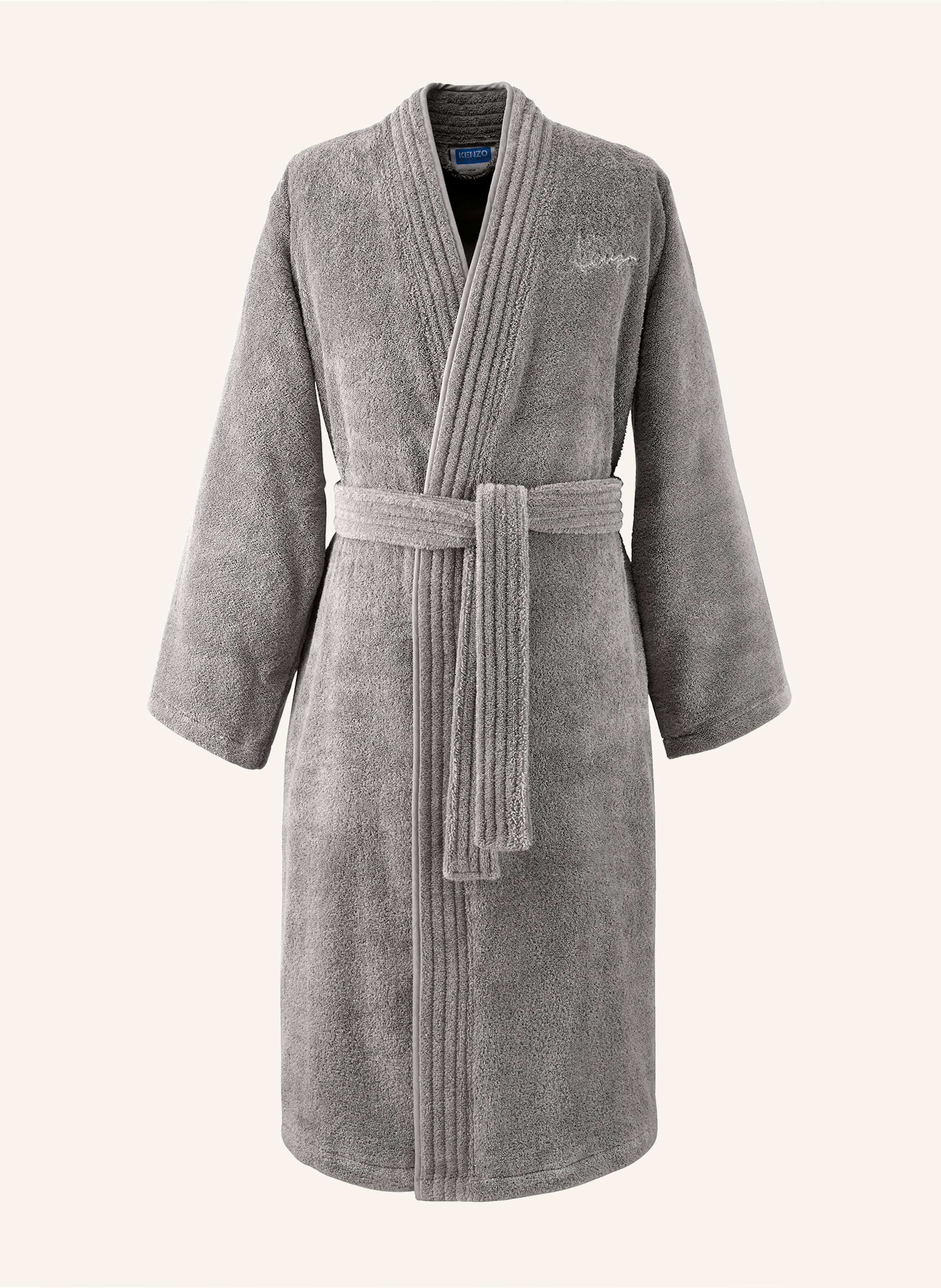 Kenzo Home Bademantel Kastral grau