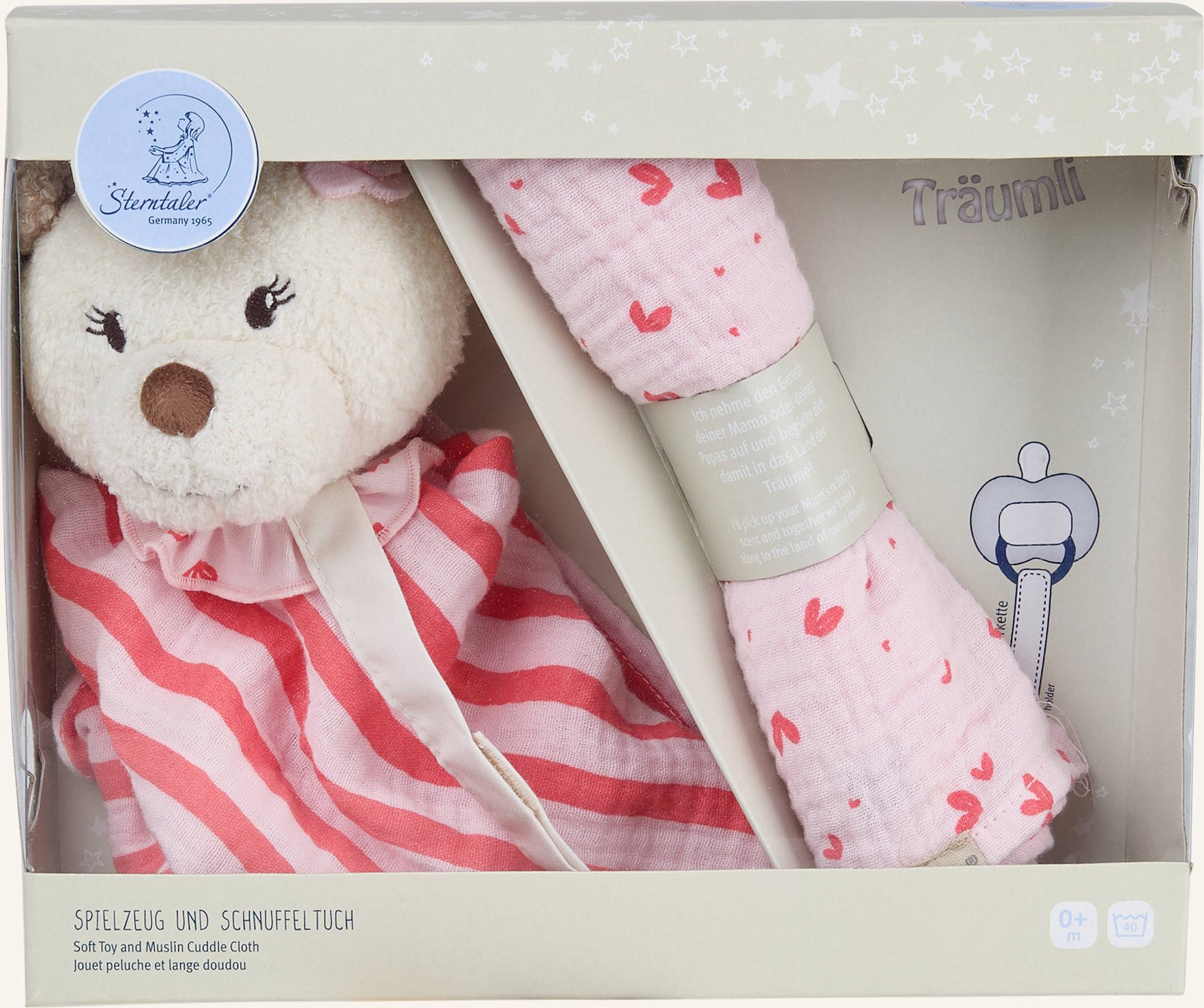 Sterntaler Träumli-Set Bär Betty rosa