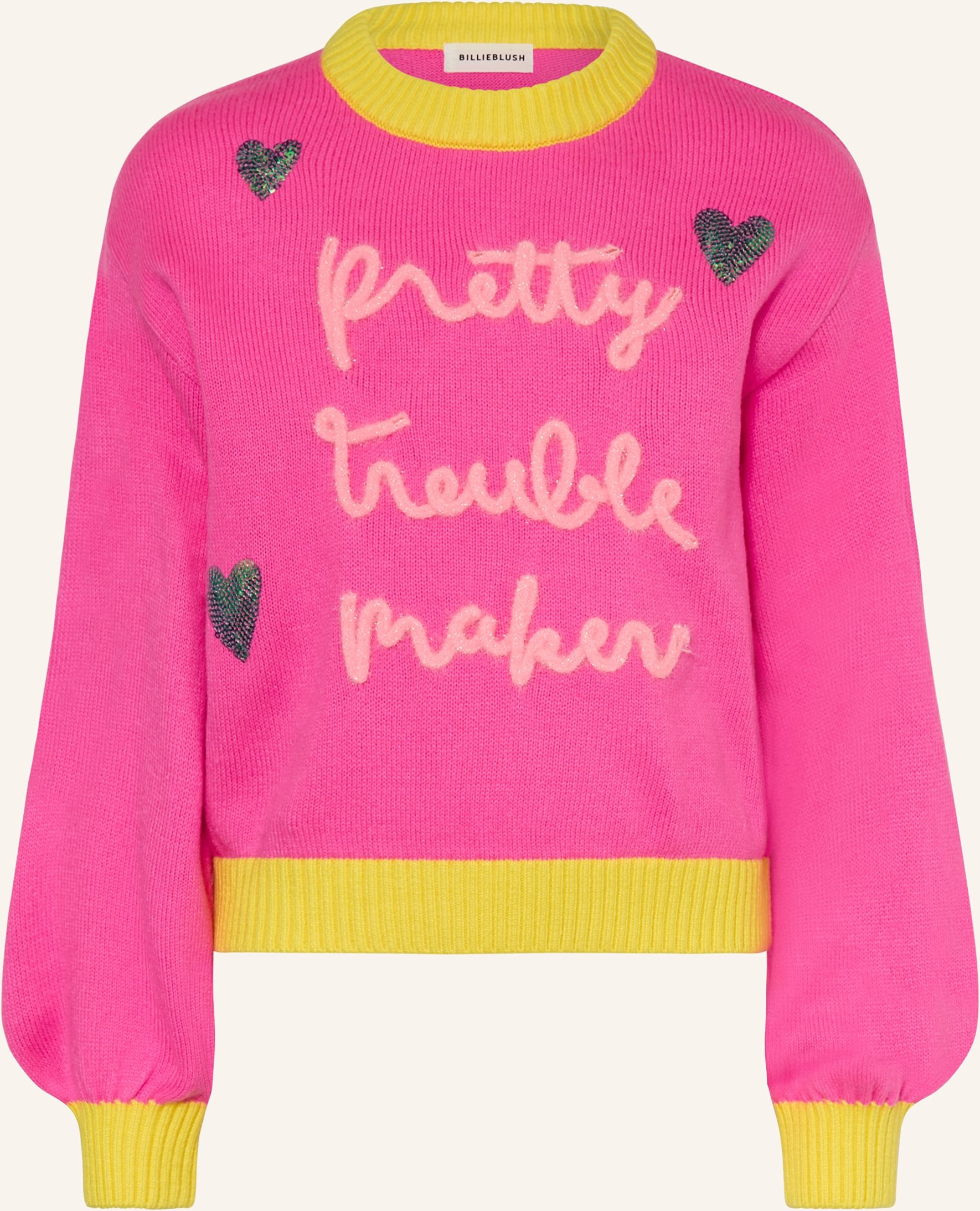 Billieblush Pullover Mit Pailletten pink