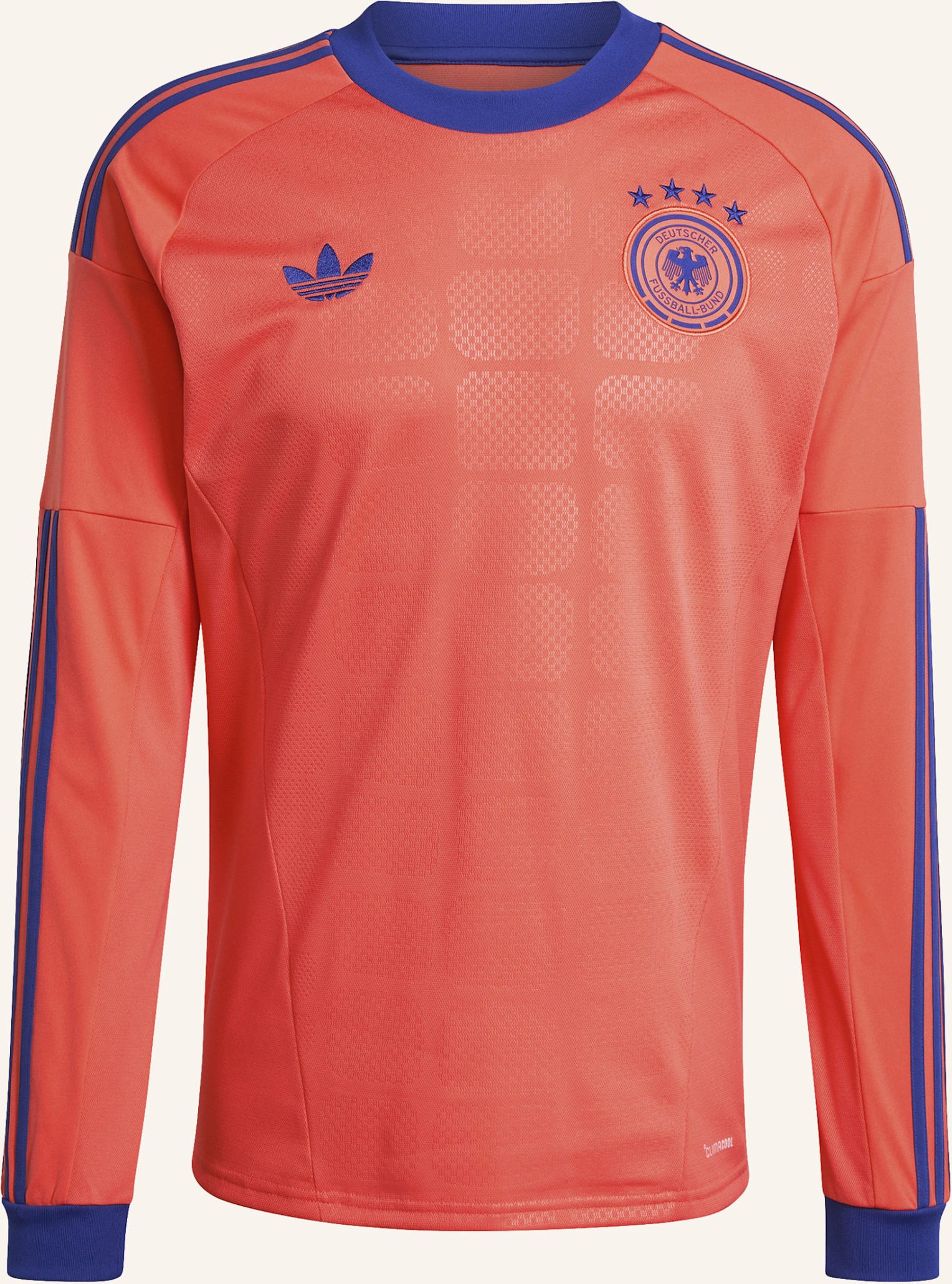 Adidas Deutschland 26 Torwart-Auswärtstrikot, Langärmlig orange