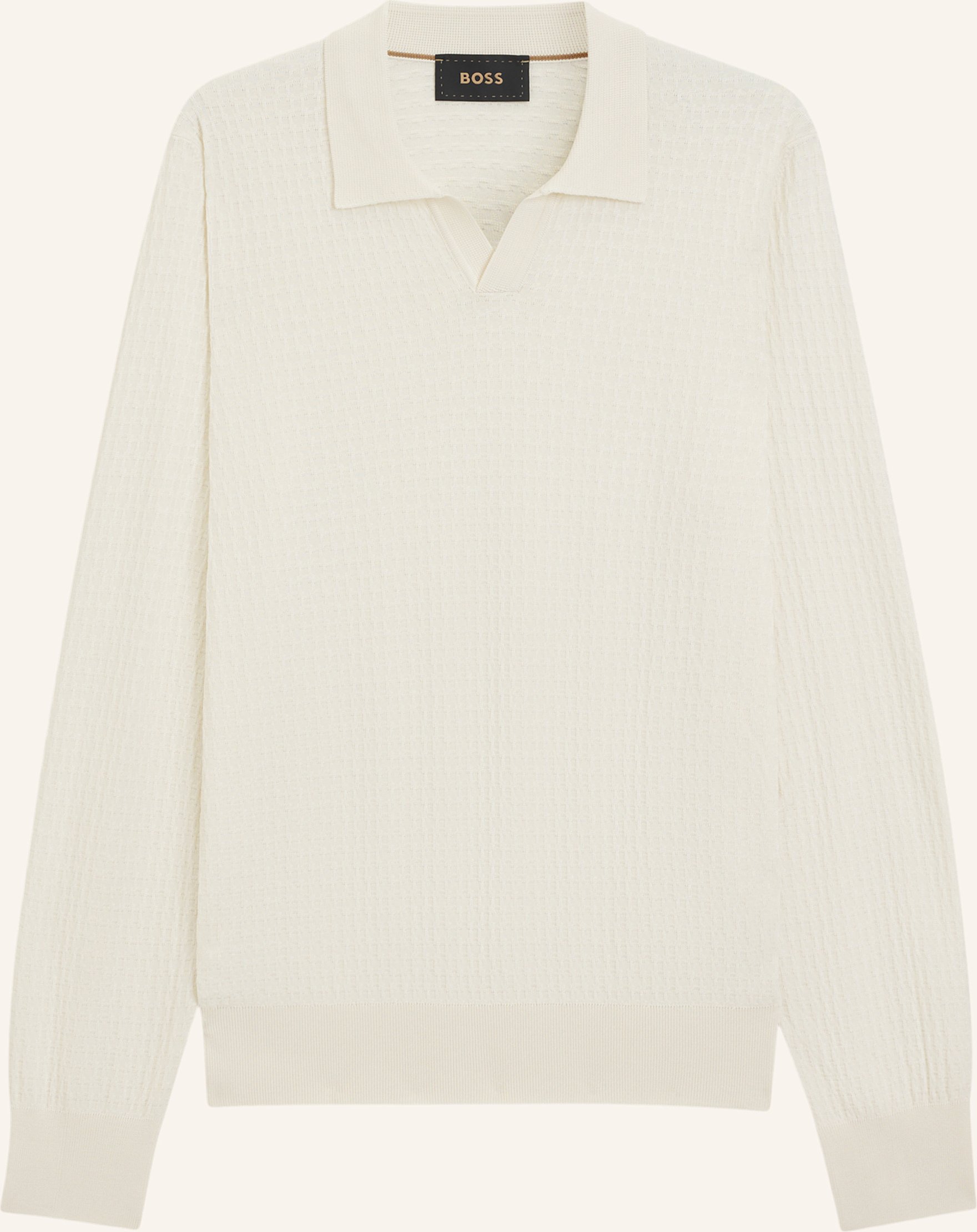 Boss Pullover L-Umbarto Regular Fit beige